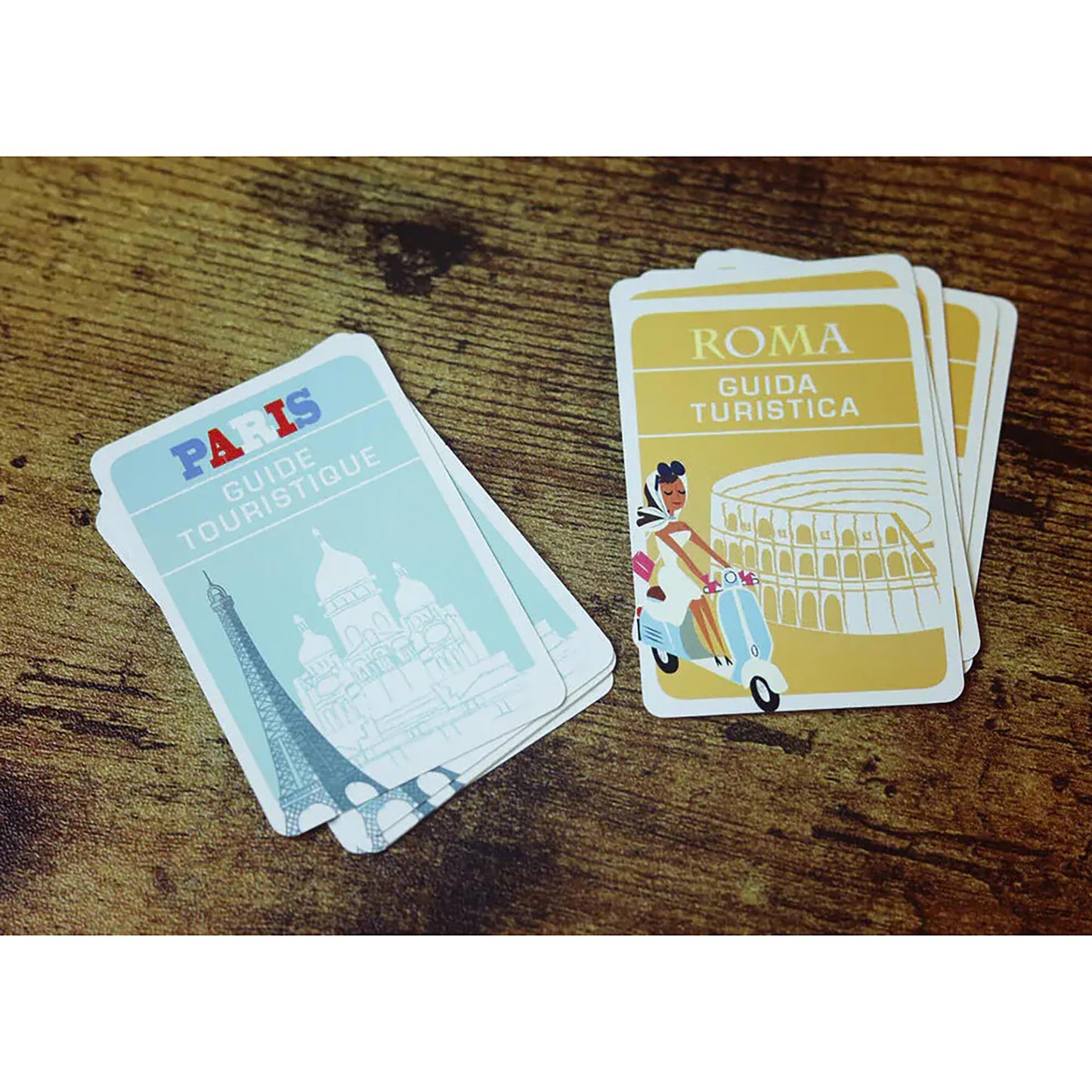 IELLO Get On Board: Paris and Rome – Clever Flip & Write Metro Line Game