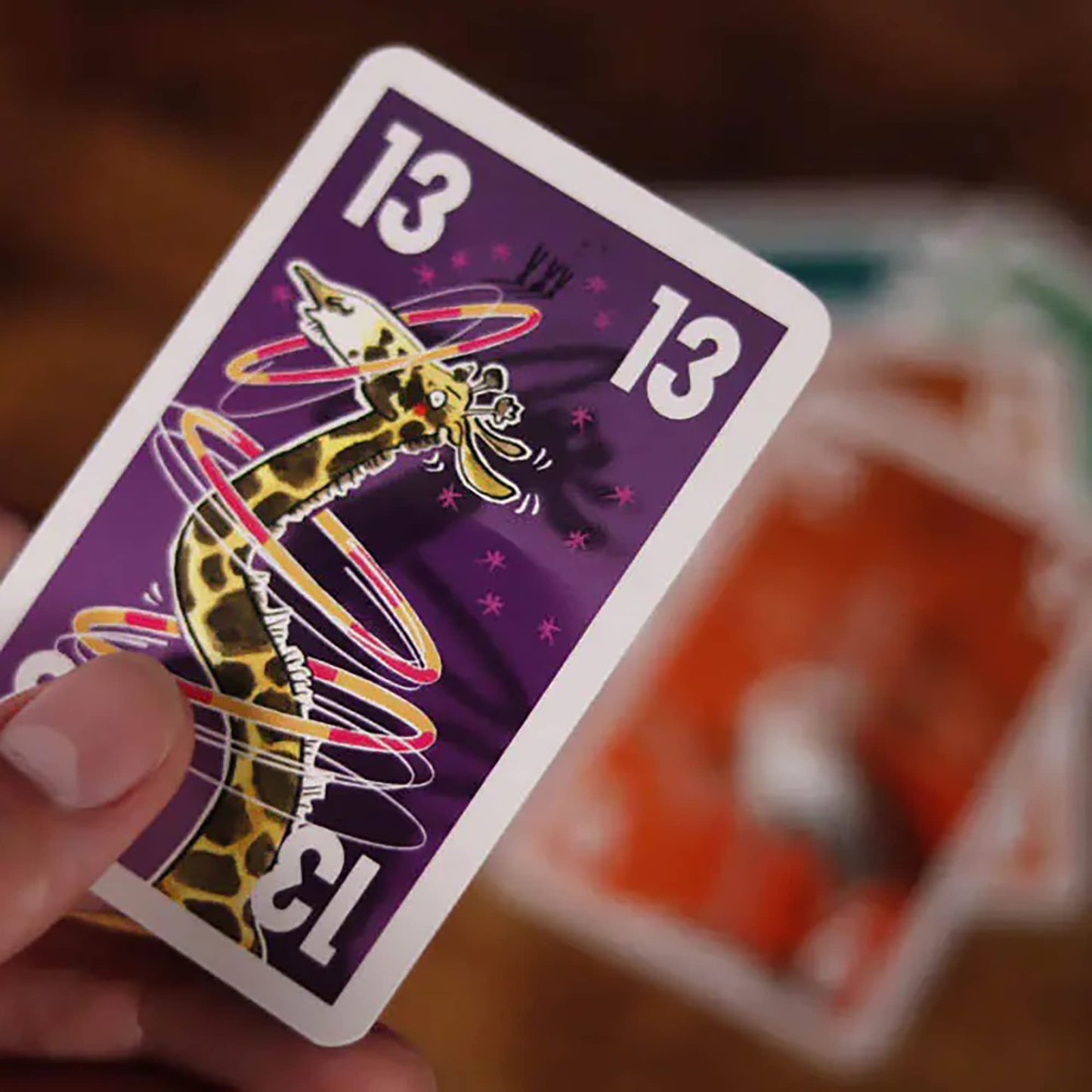 IELLO Hula Hoo: Family-Friendly Animal Card Game | 2-6 Players | 15 Min