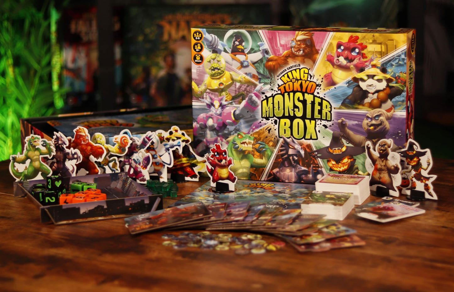 IELLO King of Tokyo Monster Box – All-in-One Edition with Baby Gigazaur Artwork