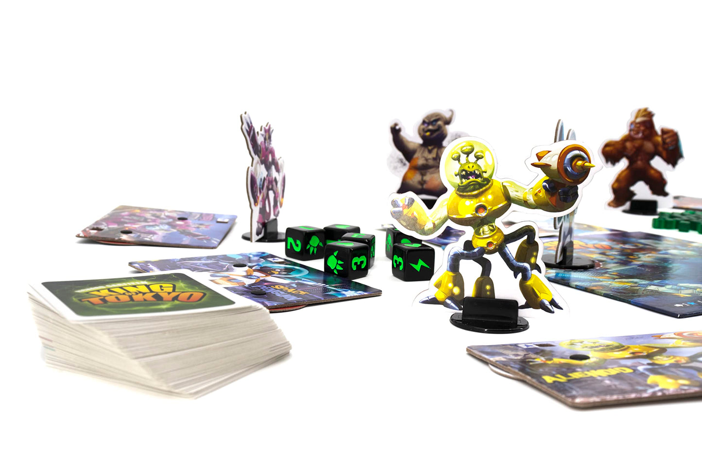 IELLO King of Tokyo: New Edition Strategy Board Game – Space Penguin Included