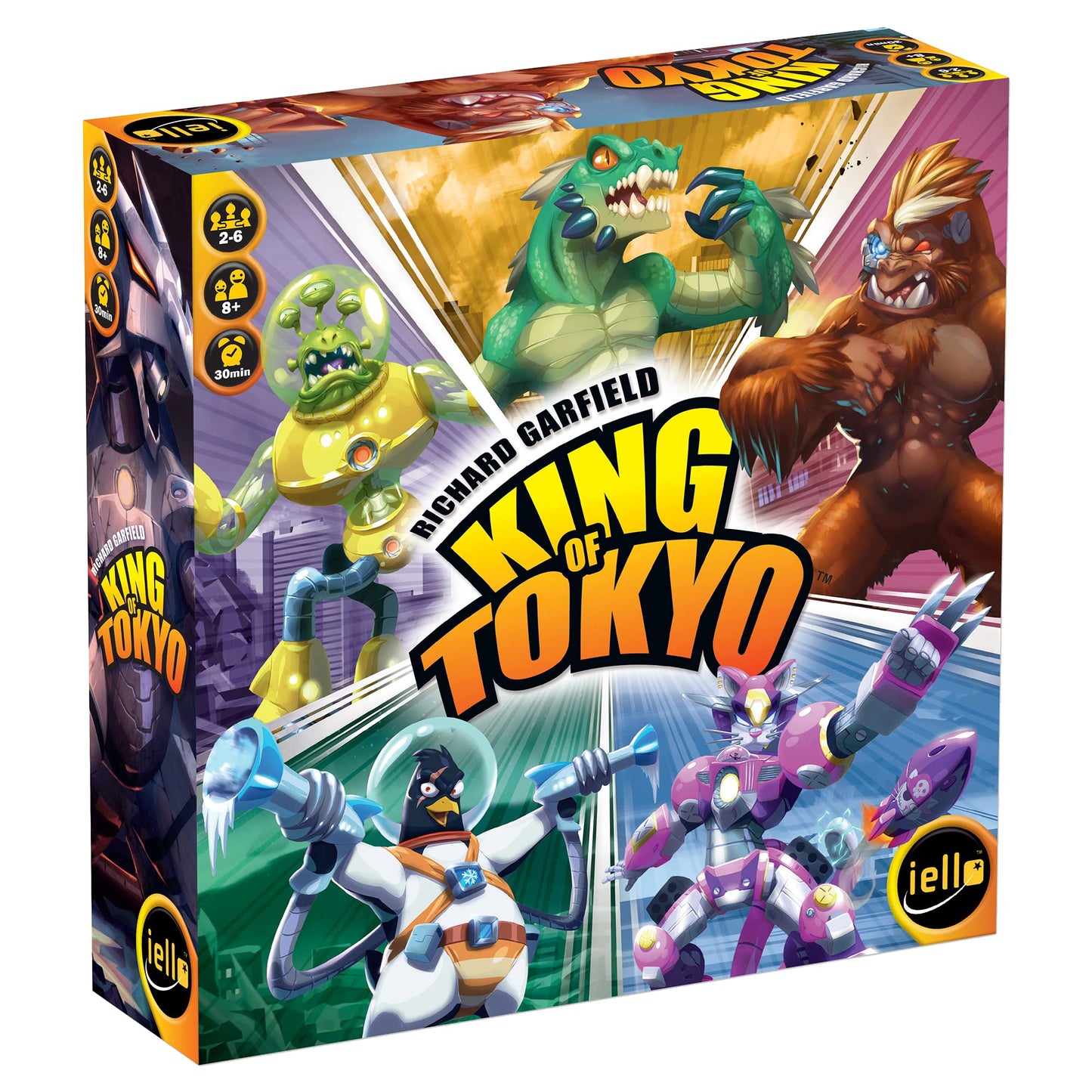 IELLO King of Tokyo: New Edition Strategy Board Game – Space Penguin Included