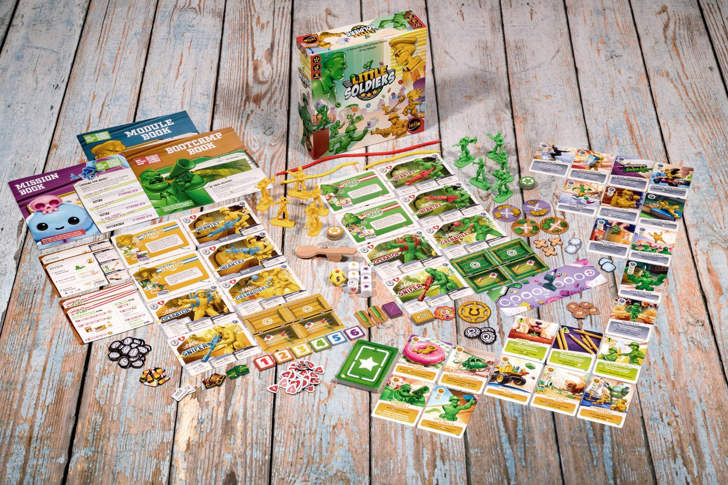 IELLO Little Soldiers: Strategy Board Game for 2-4 Players | 30-Minute Skirmishes