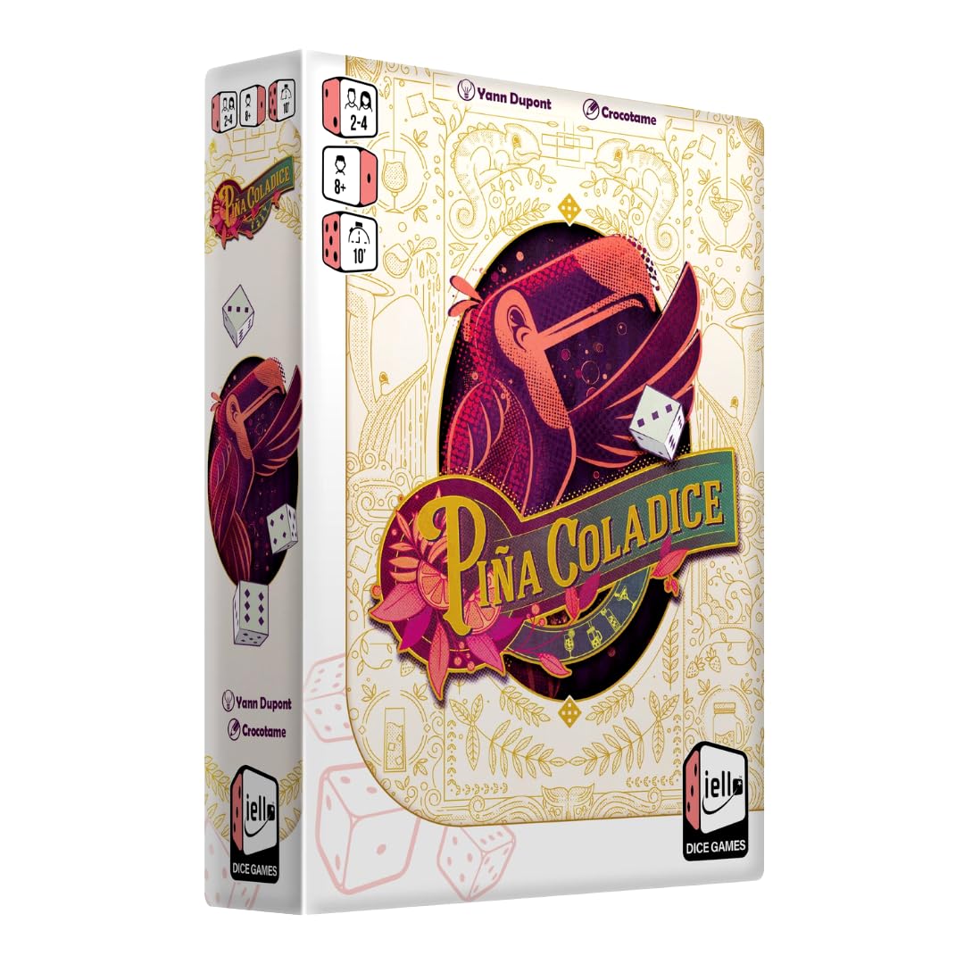IELLO Pina Coladice — Vibrant, Quick-Play Dice Game for All Ages