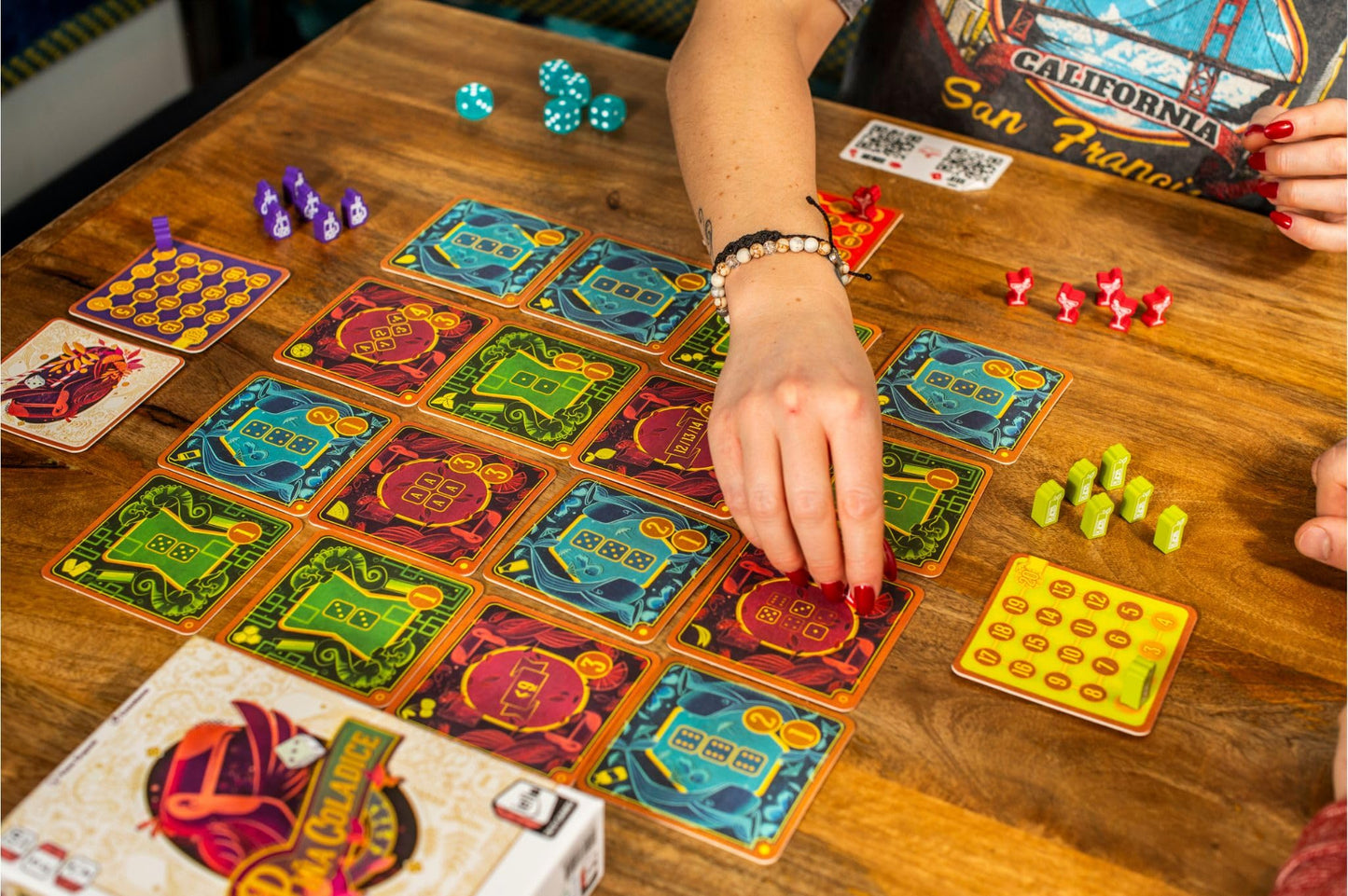 IELLO Pina Coladice — Vibrant, Quick-Play Dice Game for All Ages