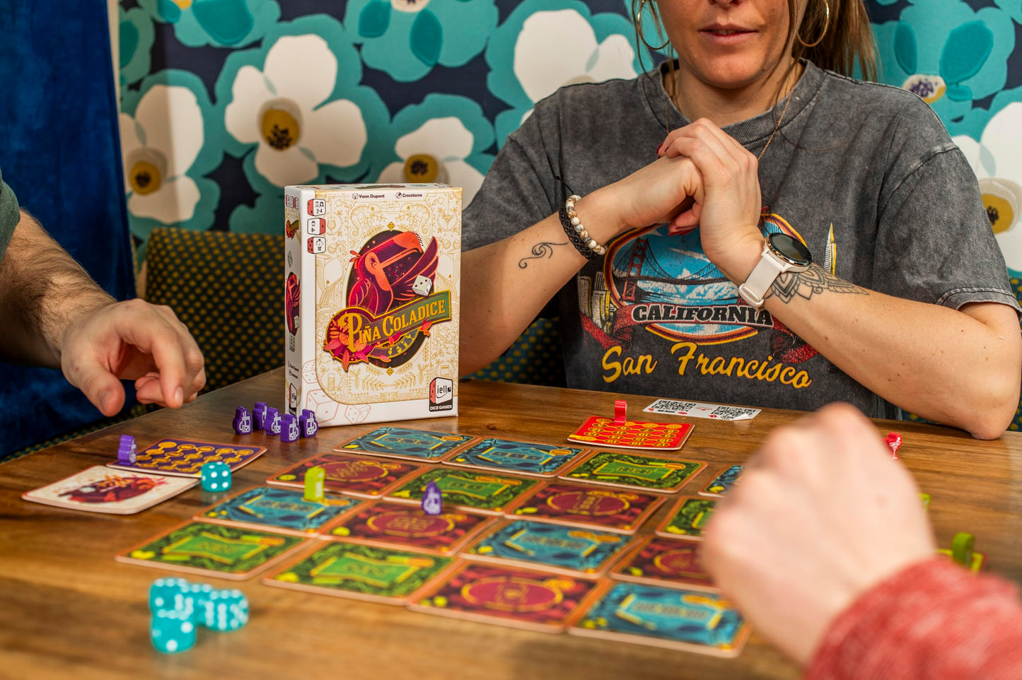 IELLO Pina Coladice — Vibrant, Quick-Play Dice Game for All Ages
