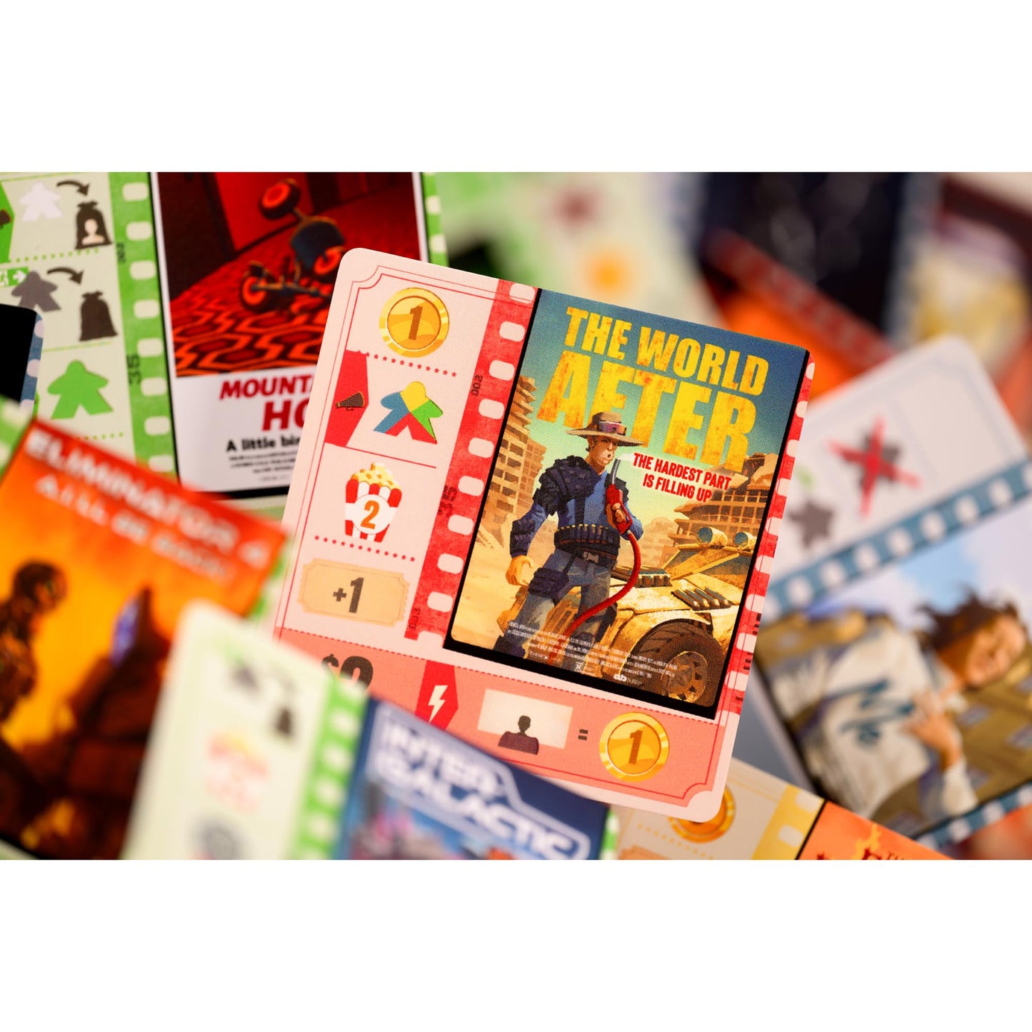 IELLO Popcorn: Strategy Board Game – Run a Movie Theater (60 min, 2-4 players)