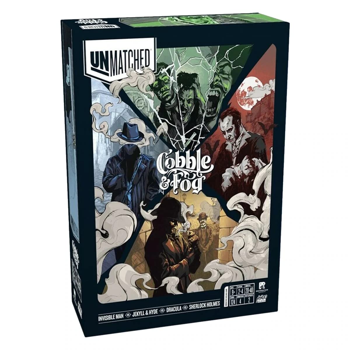 IELLO Unmatched - Cobble & Fog: Asymmetrical Battle Card Game