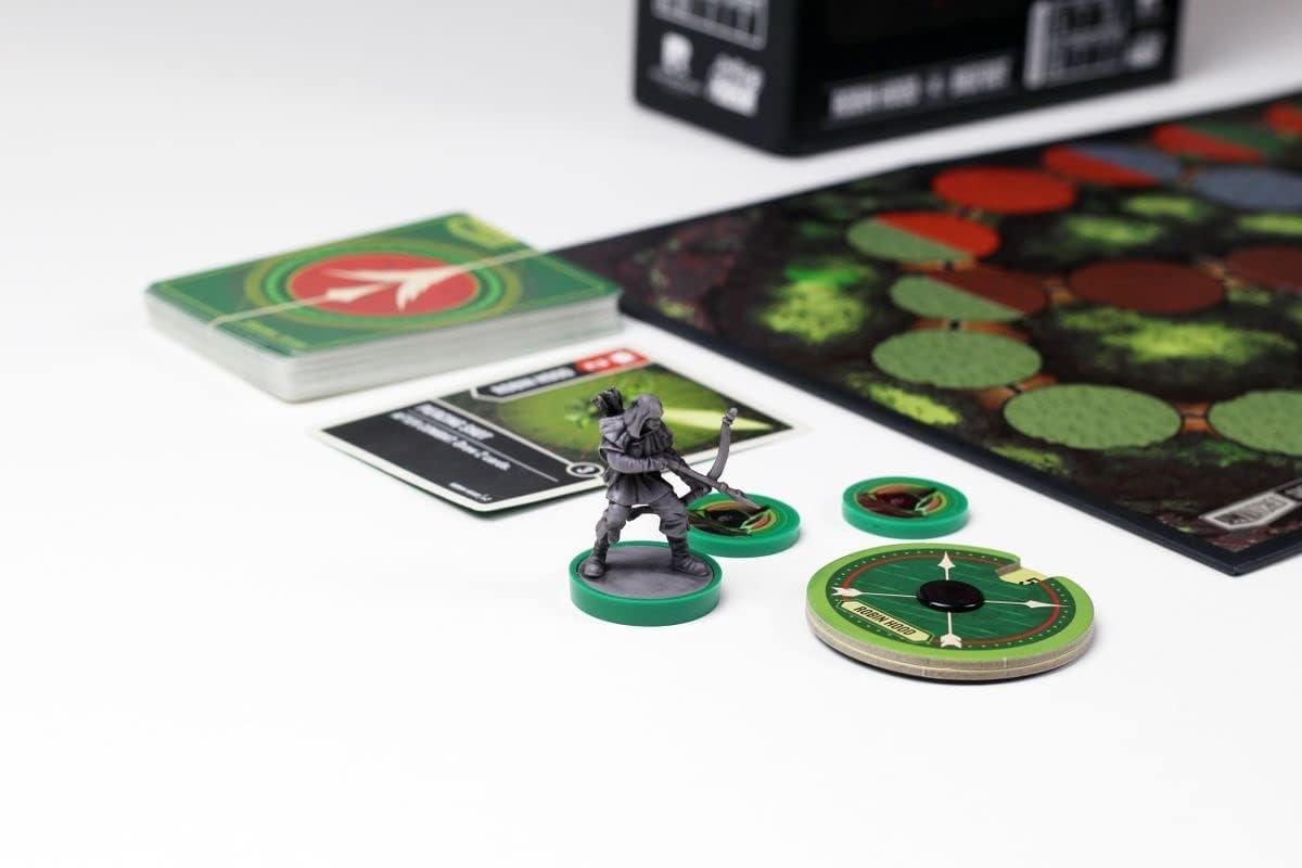 IELLO Unmatched: Robin Hood vs Big Foot – Asymmetrical Card Game for 2 Players, Ages 9+, ~20 Minutes