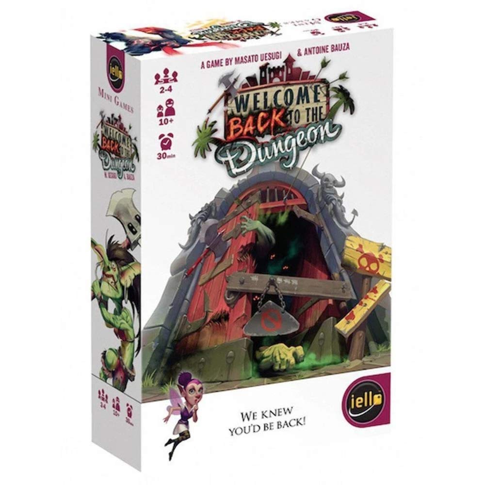 IELLO Welcome Back to The Dungeon – Standalone Strategy Board Game for 2-4 Players | 30-Minute Play Time