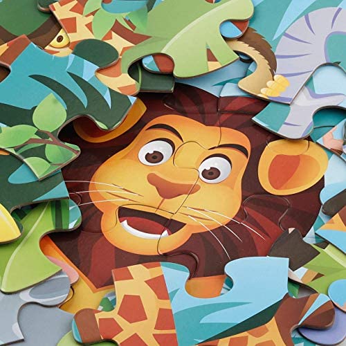 IFLOVE Jumbo Floor Puzzle – 48-Piece Animal Jigsaw for Kids Aged 3-6 | Educational Toy