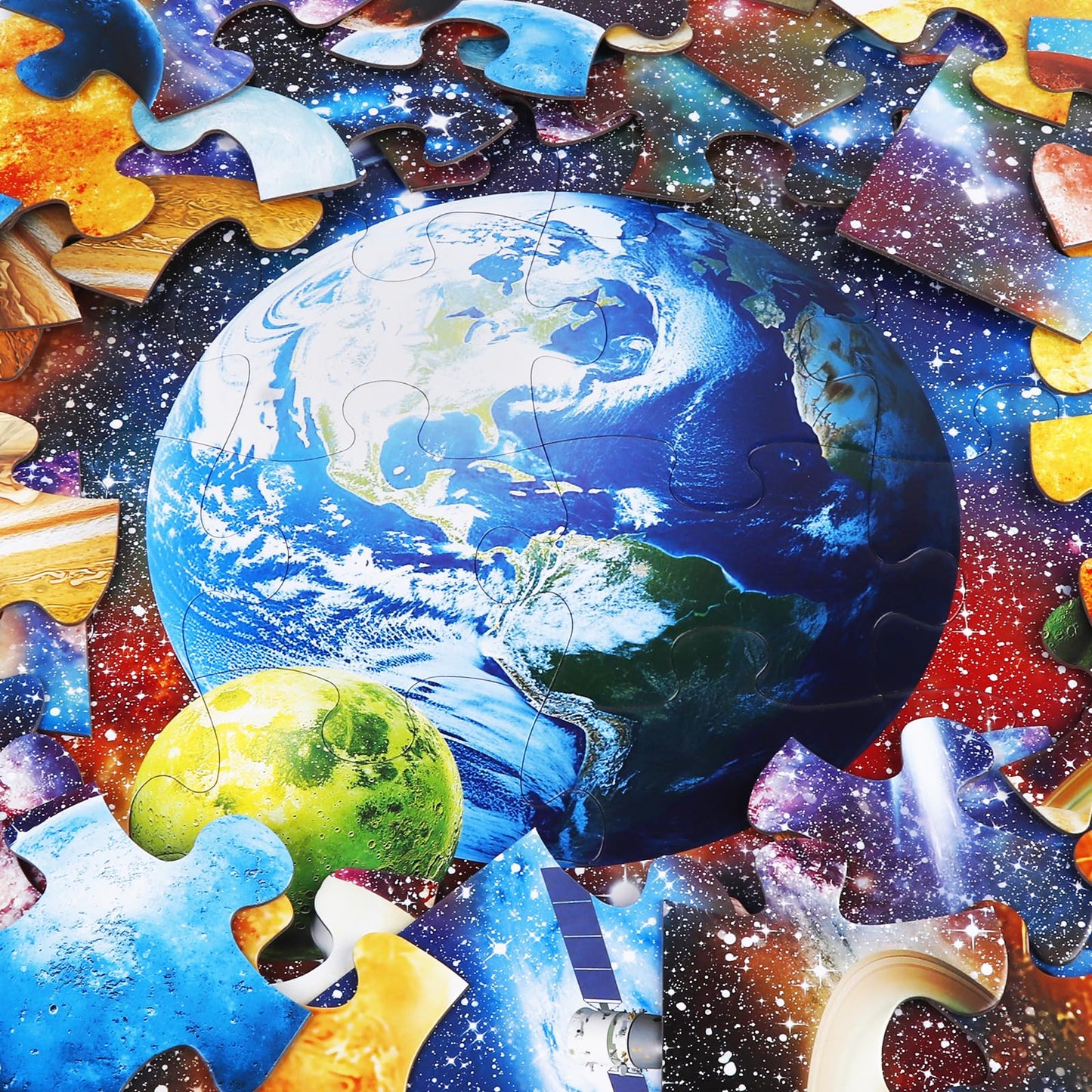 IFLOVE Jumbo Floor Puzzle – Solar System 48-Piece Large Kids Jigsaw for Ages 3-8