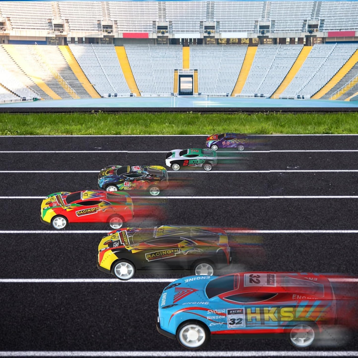 iFunLong 30 Pack Pull Back Cars for Kids – Bulk Mini Race Toys for Parties & Goody Bags