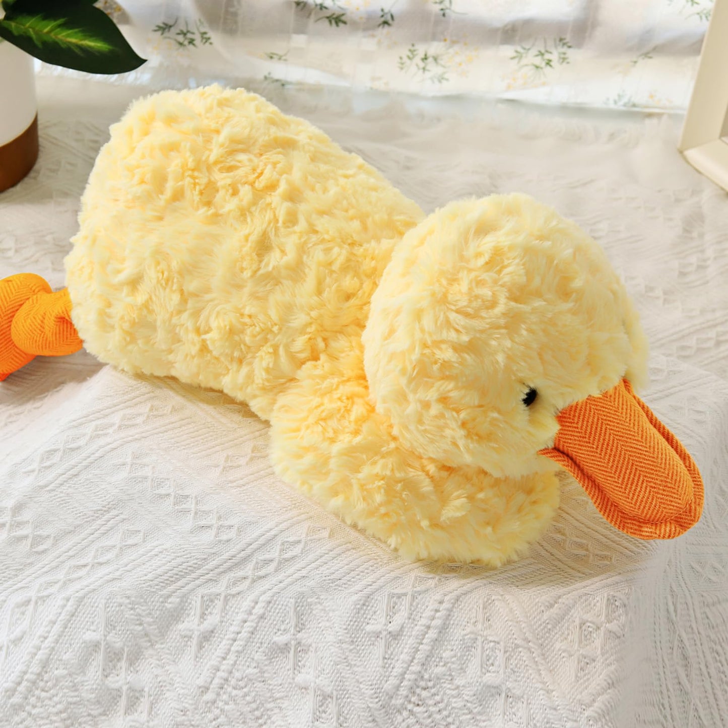 IFX24 Soft Weighted Duck Stuffed Animal – 20.5 in, 2 lb Plush Hug Toy for Kids