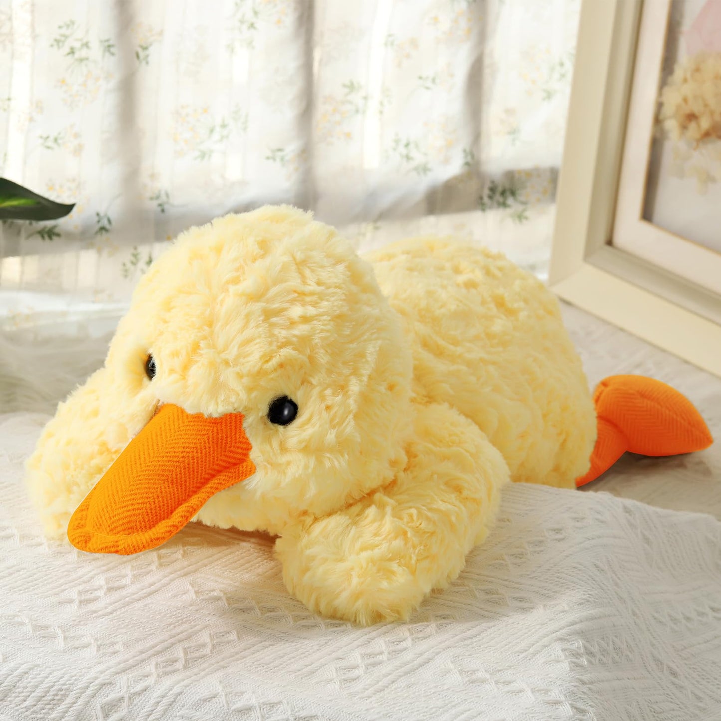 IFX24 Soft Weighted Duck Stuffed Animal – 20.5 in, 2 lb Plush Hug Toy for Kids