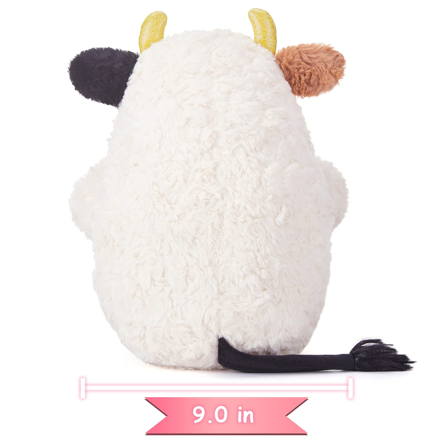 IKASA Cow Plush Toy — 14.6 Inches Soft Valentine Gift for Girlfriend