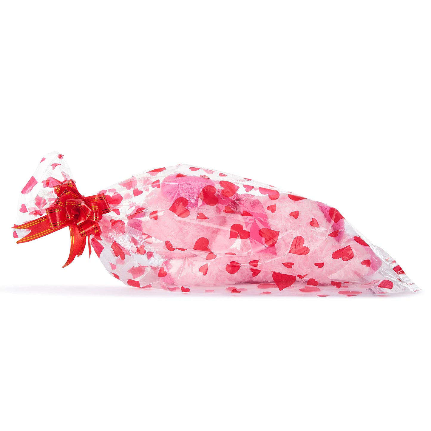 IKASA Pig Plush Toy with Bow - 13.7-Inch Cute Valentine Gift