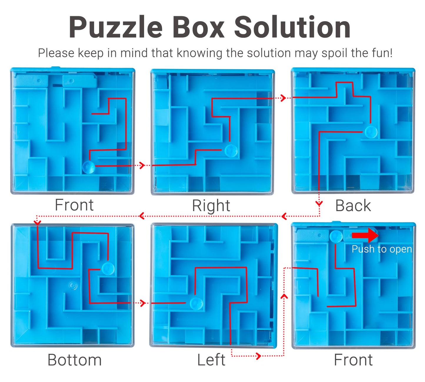 iKeelo Money Maze Puzzle Box (2 Pack) – Fun Gift for Kids & Teens