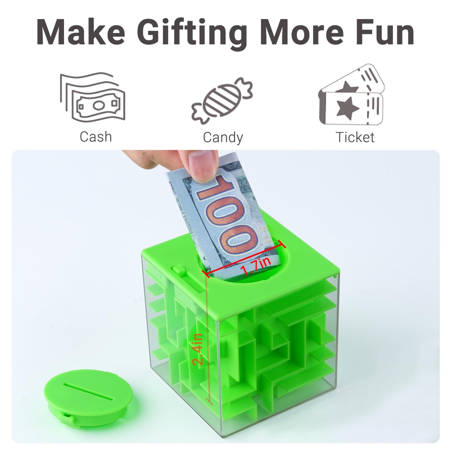 iKeelo Money Maze Puzzle Box (2 Pack) – Fun Gift for Kids & Teens