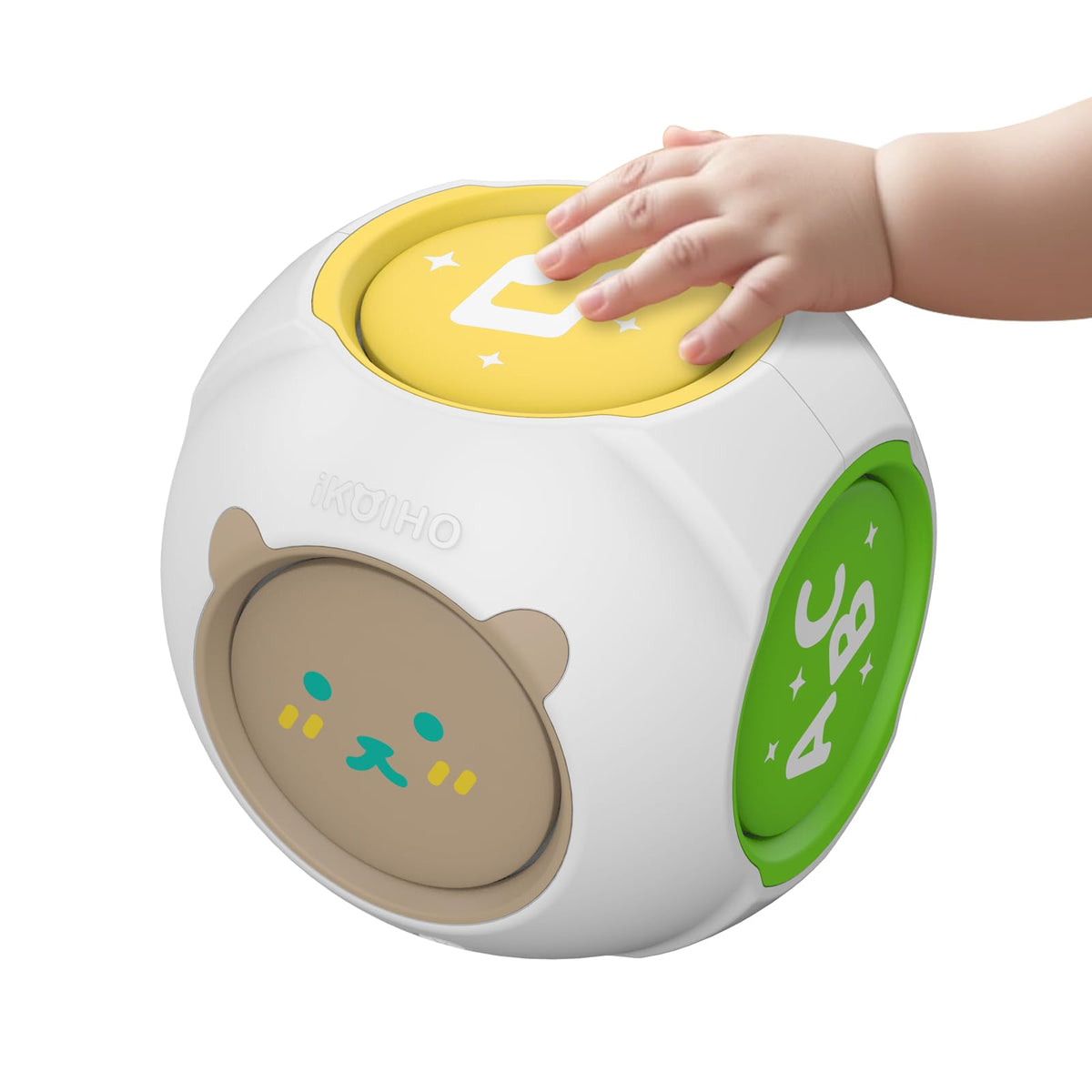 iKOIHO Bilingual Musical Learning Cube for Babies & Toddlers – English/Spanish Educational Toy (6–18 Months)