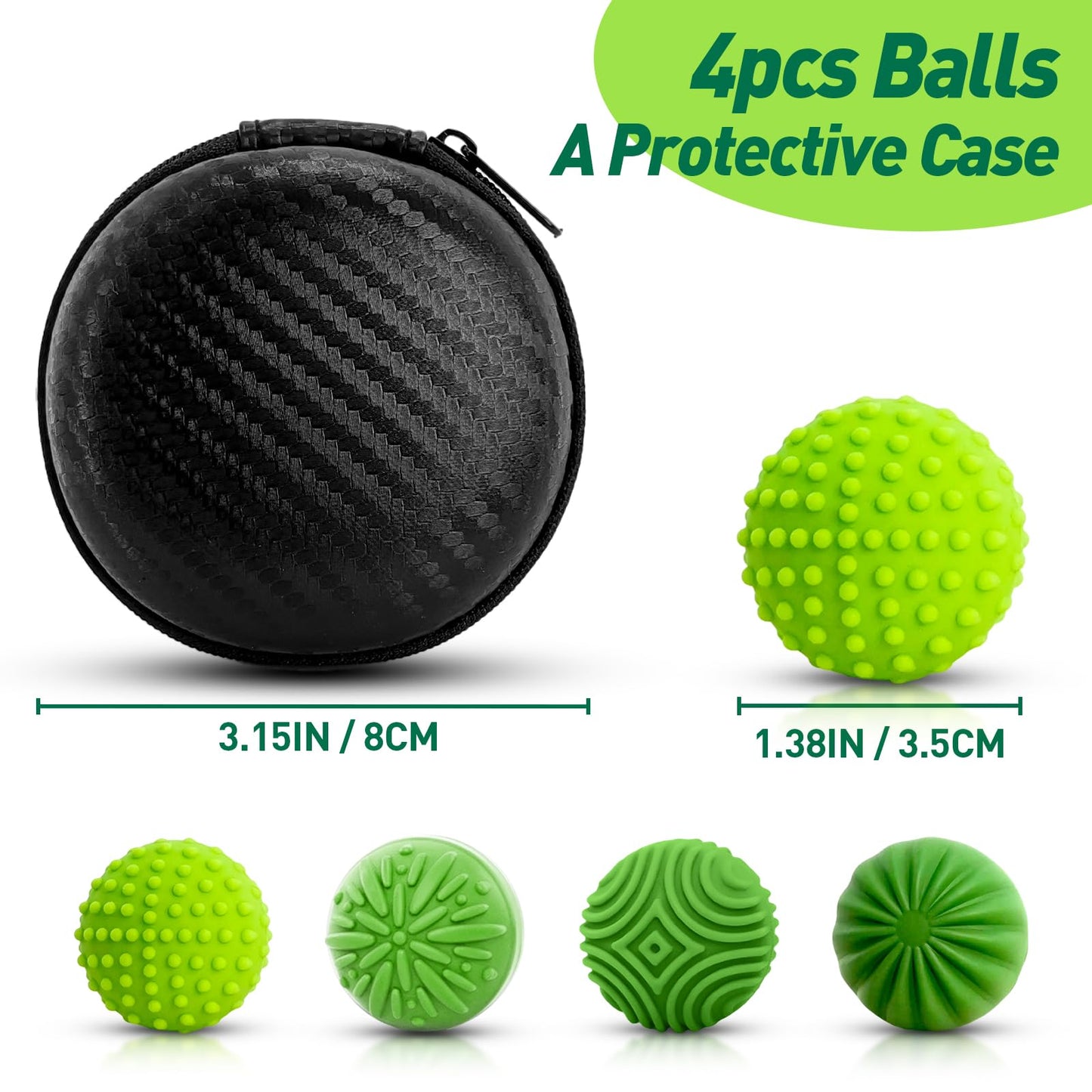 iKrto Magnetic Fidget Balls – 4-Pack Silicone Sensory Toys for Focus & Stress Relief