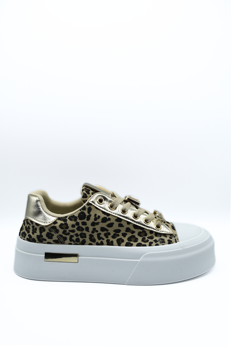 Lace Up Love Platform Trainers
