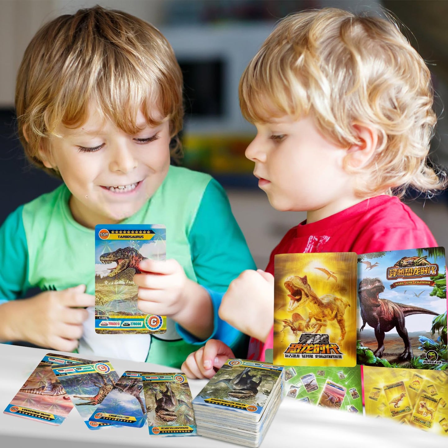 IKRUZZI Dinosaur Flash Cards – 168-Count Educational Set with Binders