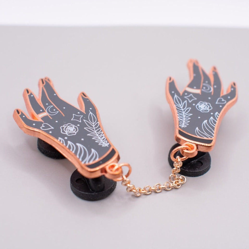 Rose Gold Witchy Hands