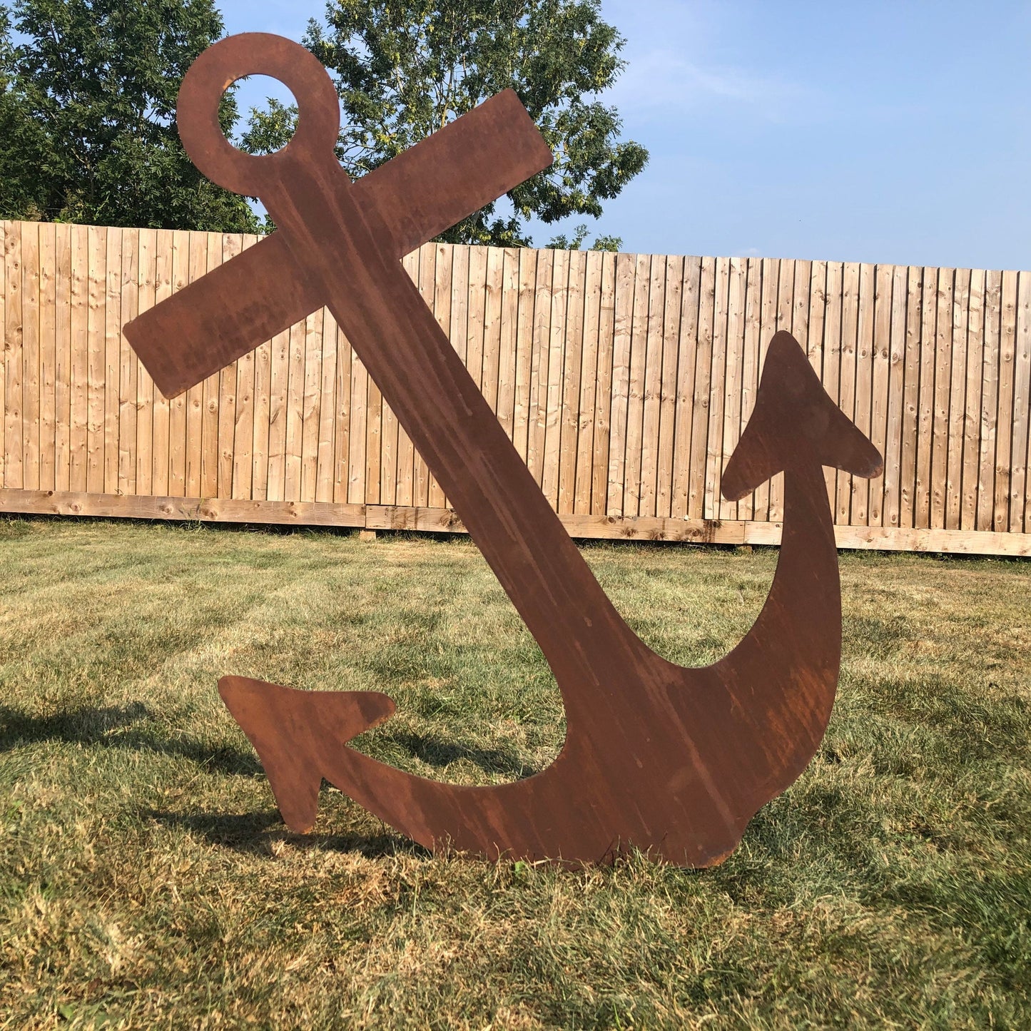 Large Rusty Metal Anchor Garden Decoration (last one)