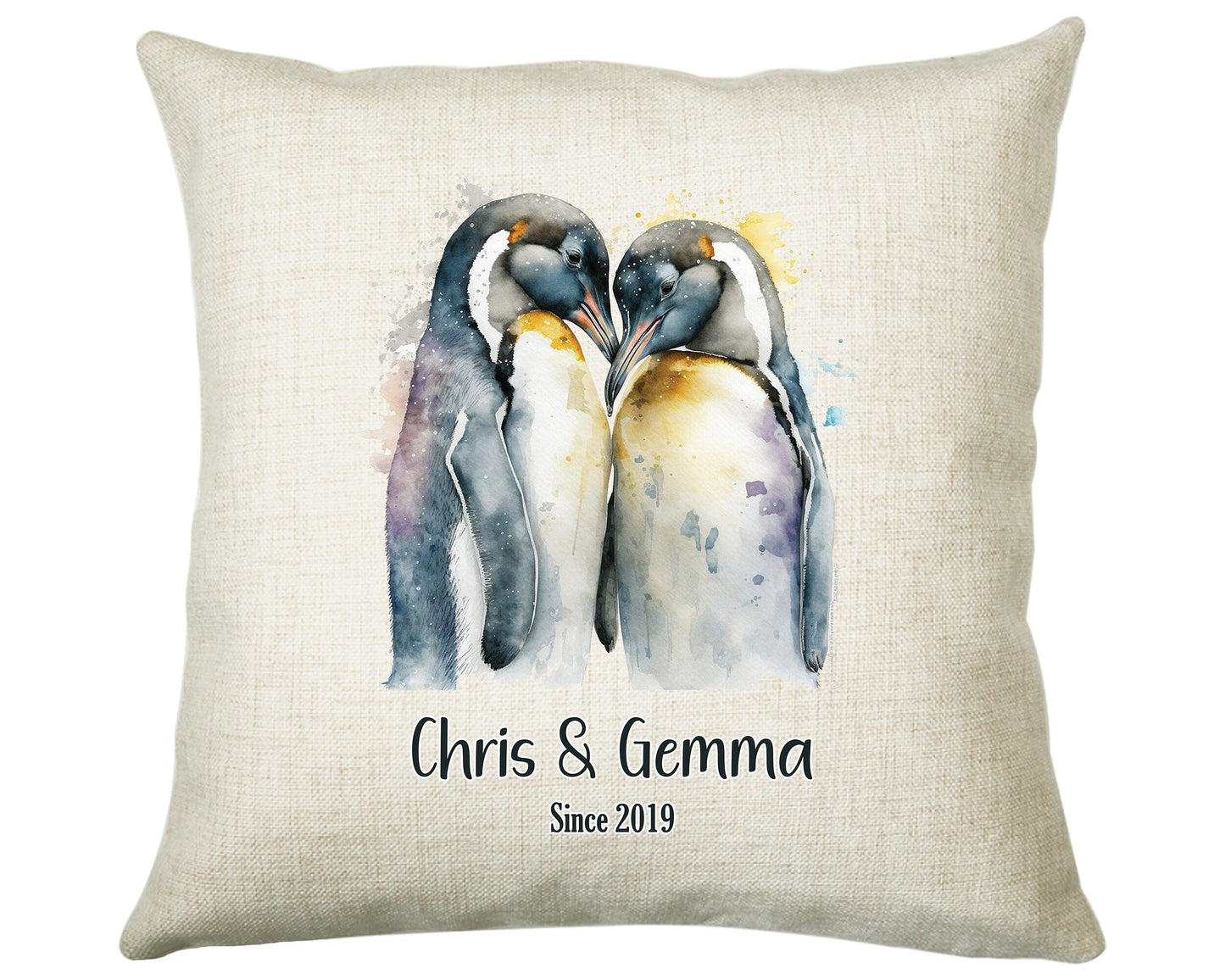 Personalised Valentines Day Penguins Cushion Gift - You Are My Penguin Cushion Throw Pillow Gift For Him Her Boyfriend Girlfriend Gift CS517