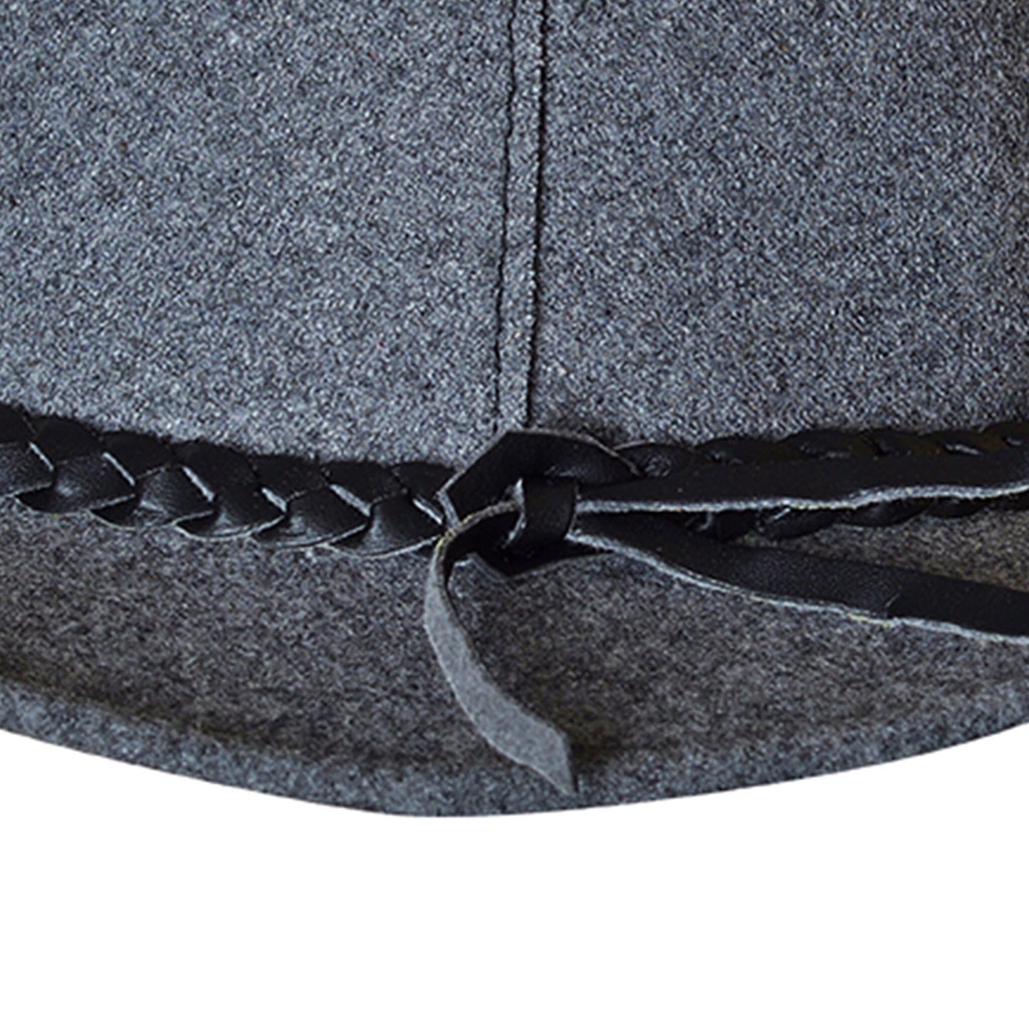 Oktoberfest Costume Hat Bavarian Felt Hat Grey with Feather Western Traditional Hat