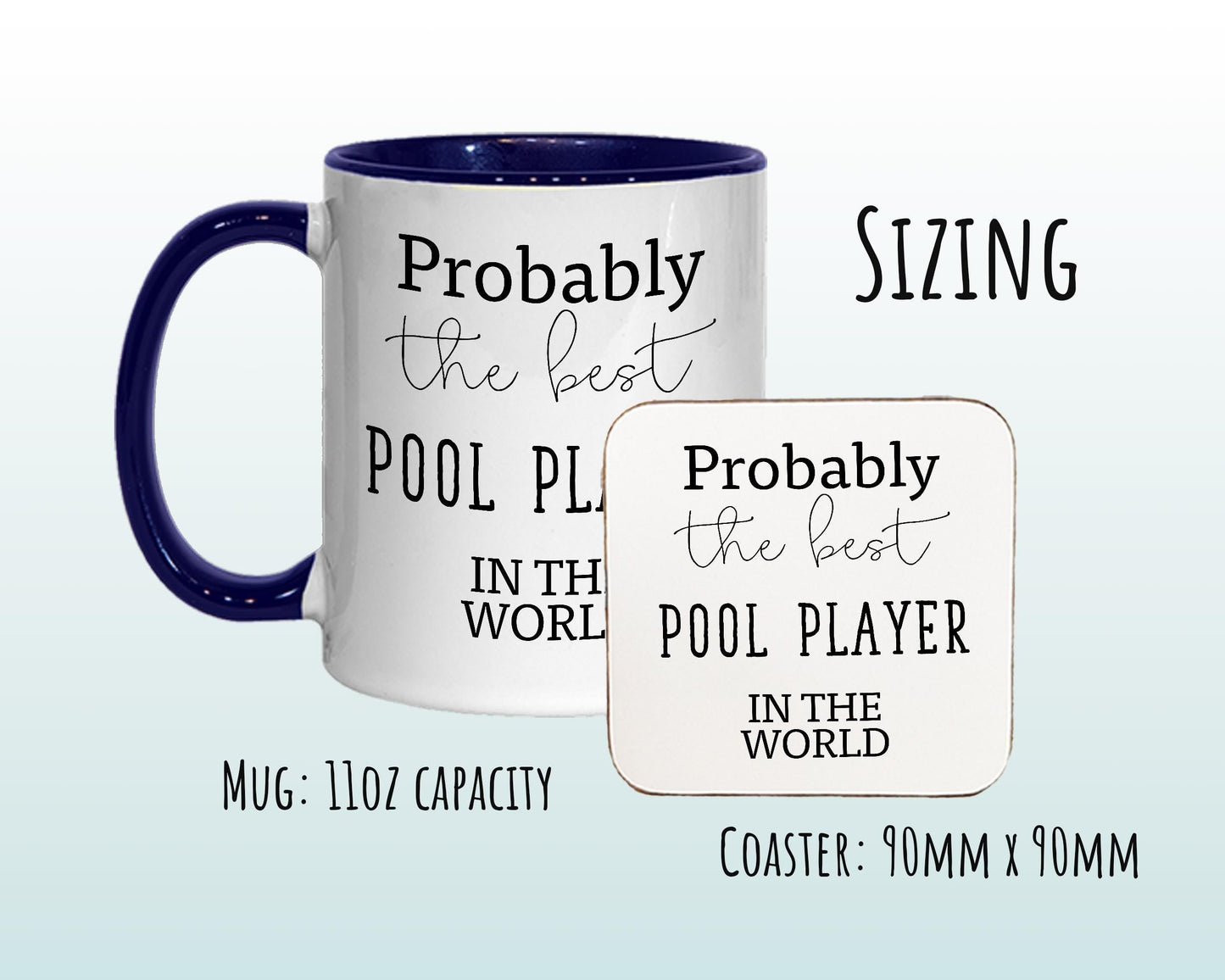 Probably The Best Pool Player In The World 11oz Coffee Mug Tea Gift Idea For Pub Pool Club Team Player Billiards Game MG0572