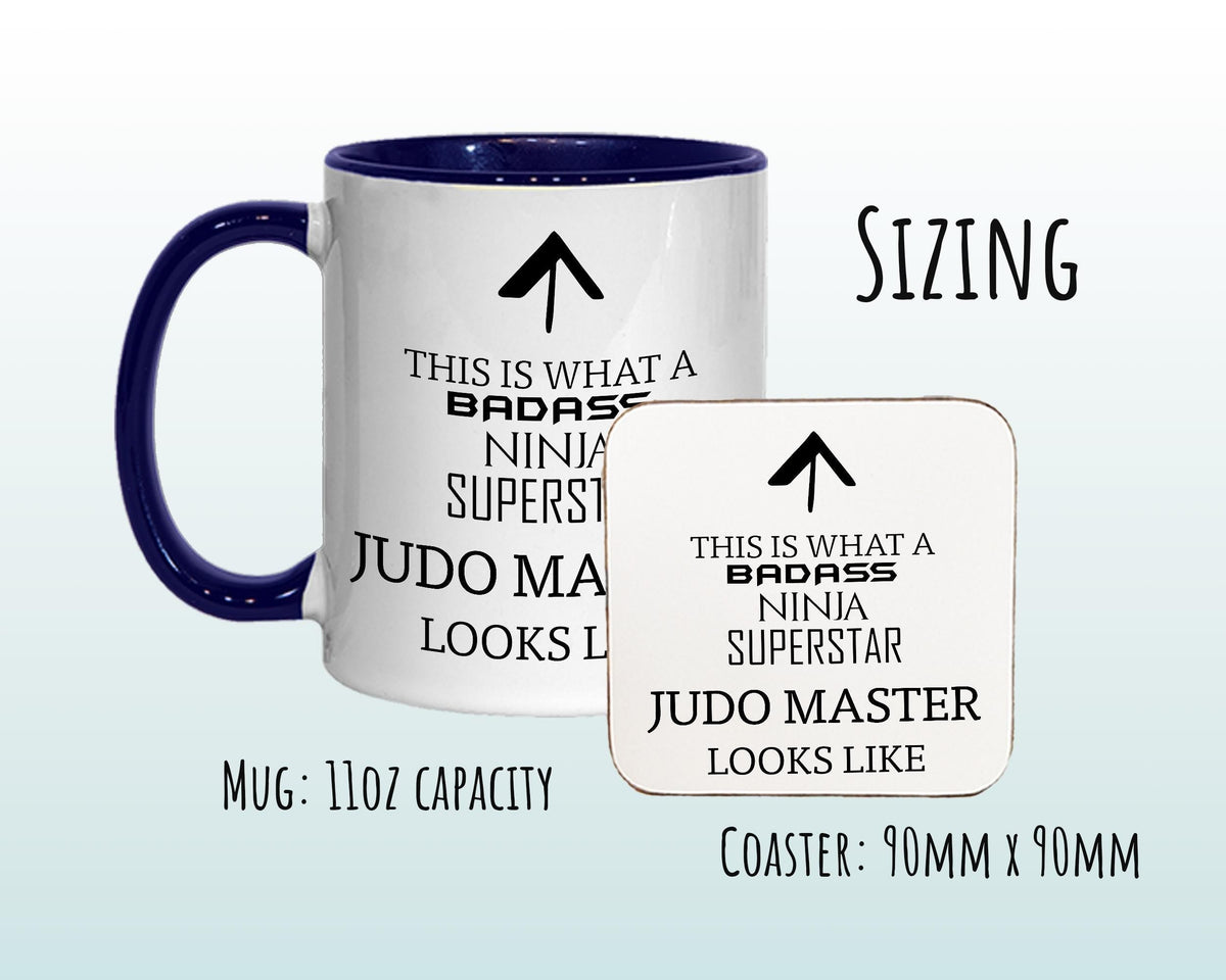 This Is What A Badass Judo Master Looks Like 11oz Coffee Mug Tea Gift Idea For Martial Arts Sensei Coach Instructor MMA Fighter MG0748