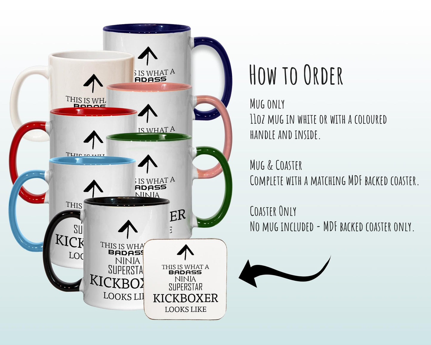 This Is What A Badass Kick Boxer Looks Like 11oz Coffee Mug Tea Gift Idea For Kickboxing Boxing Sensei Coach Instructor MMA Fighter MG0751