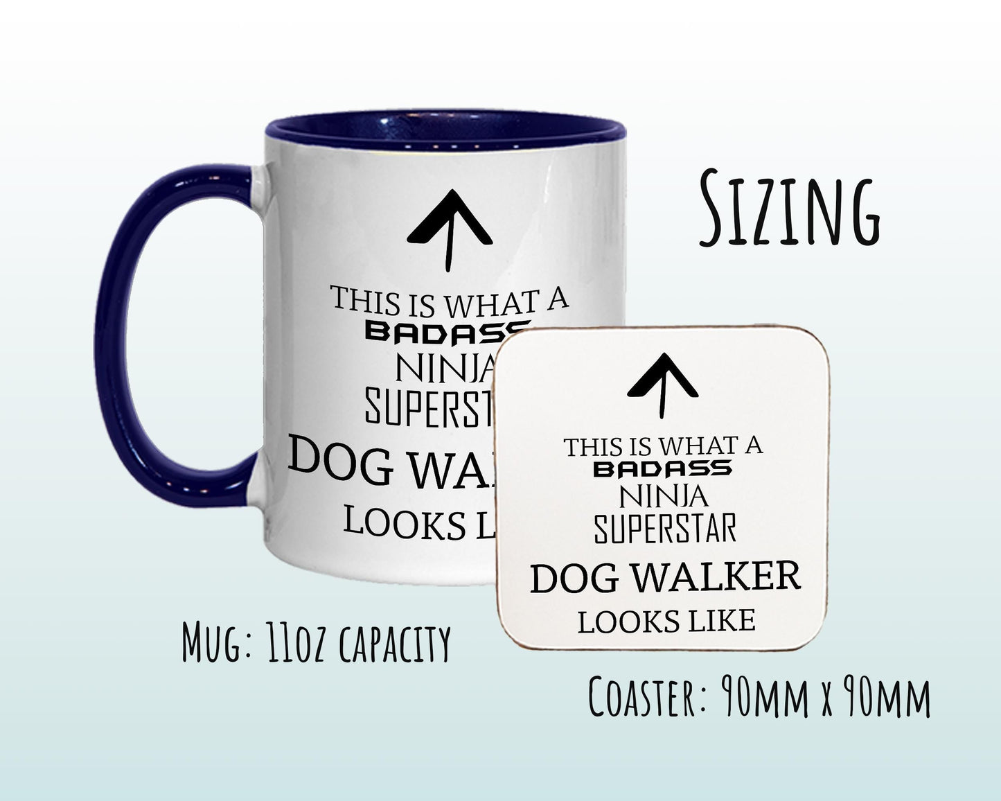 This Is What A Badass Dog Walker Looks Like 11oz Coffee Mug Tea Gift Idea For Dog Lover Enthusiast Dog Owner Parent Dad Mum MG0793