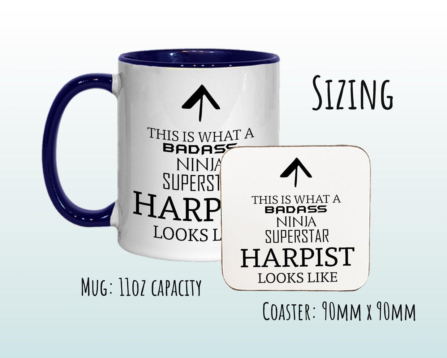 This Is What A Badass Harpist Looks Like 11oz Coffee Mug Tea Gift Idea For Harp Player Wedding Musician Music Orchestra Band Member MG0778