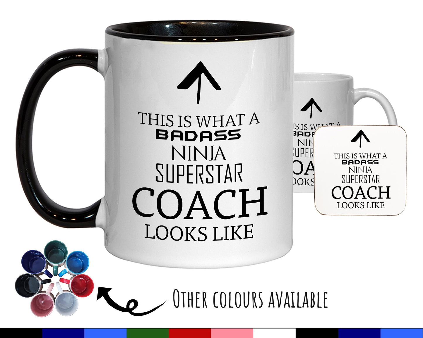 This Is What A Badass Coach Looks Like 11oz Coffee Mug Tea Gift Idea For Netball Volleyball Football Soccer Swimming Assistant Coach MG0613