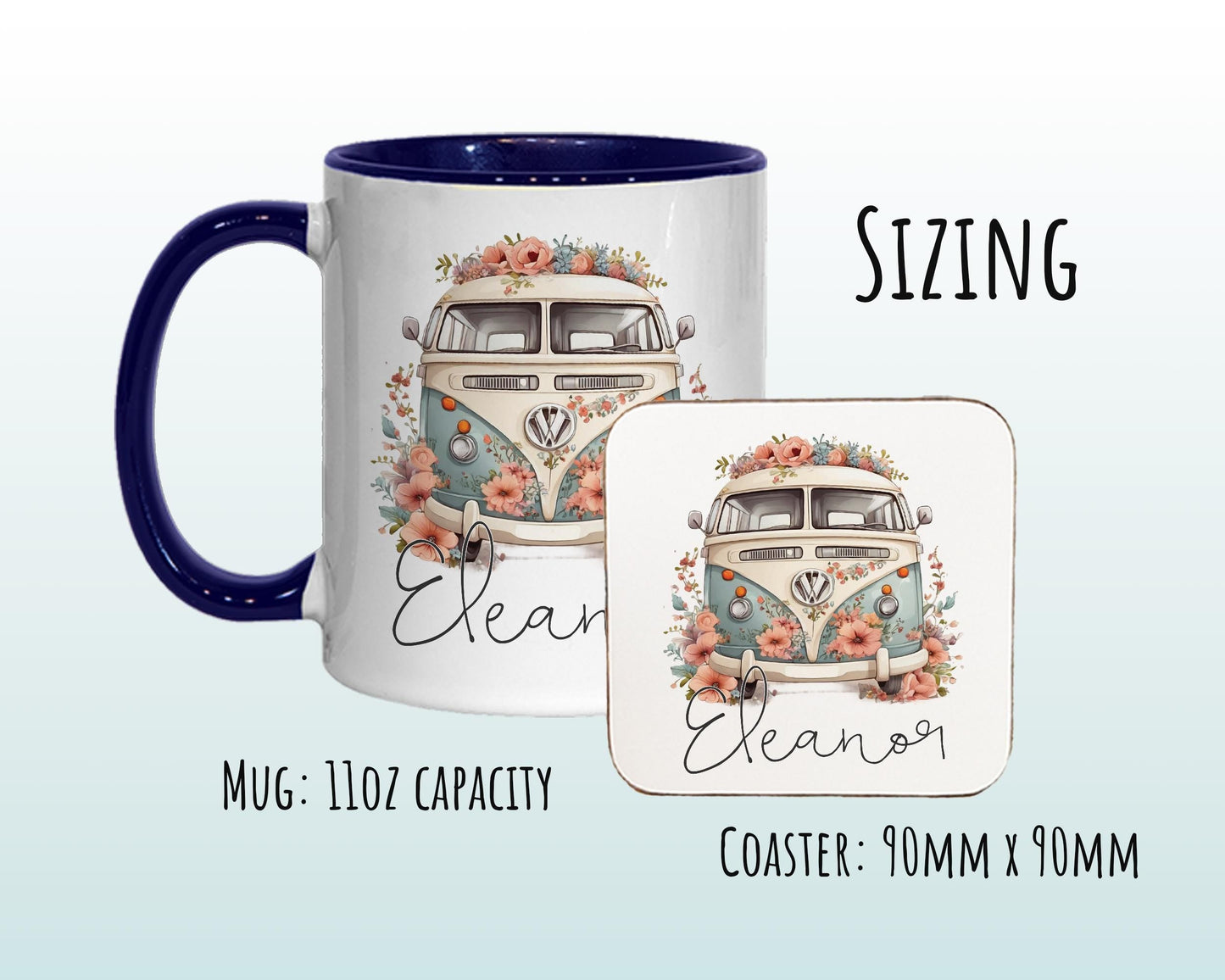Personalised Camping Gift Mug - Ceramic Coffee Tea Hot Chocolate Mug Gift for Campervan Lovers - Secret Santa Gift Motorhome Owner MG0873