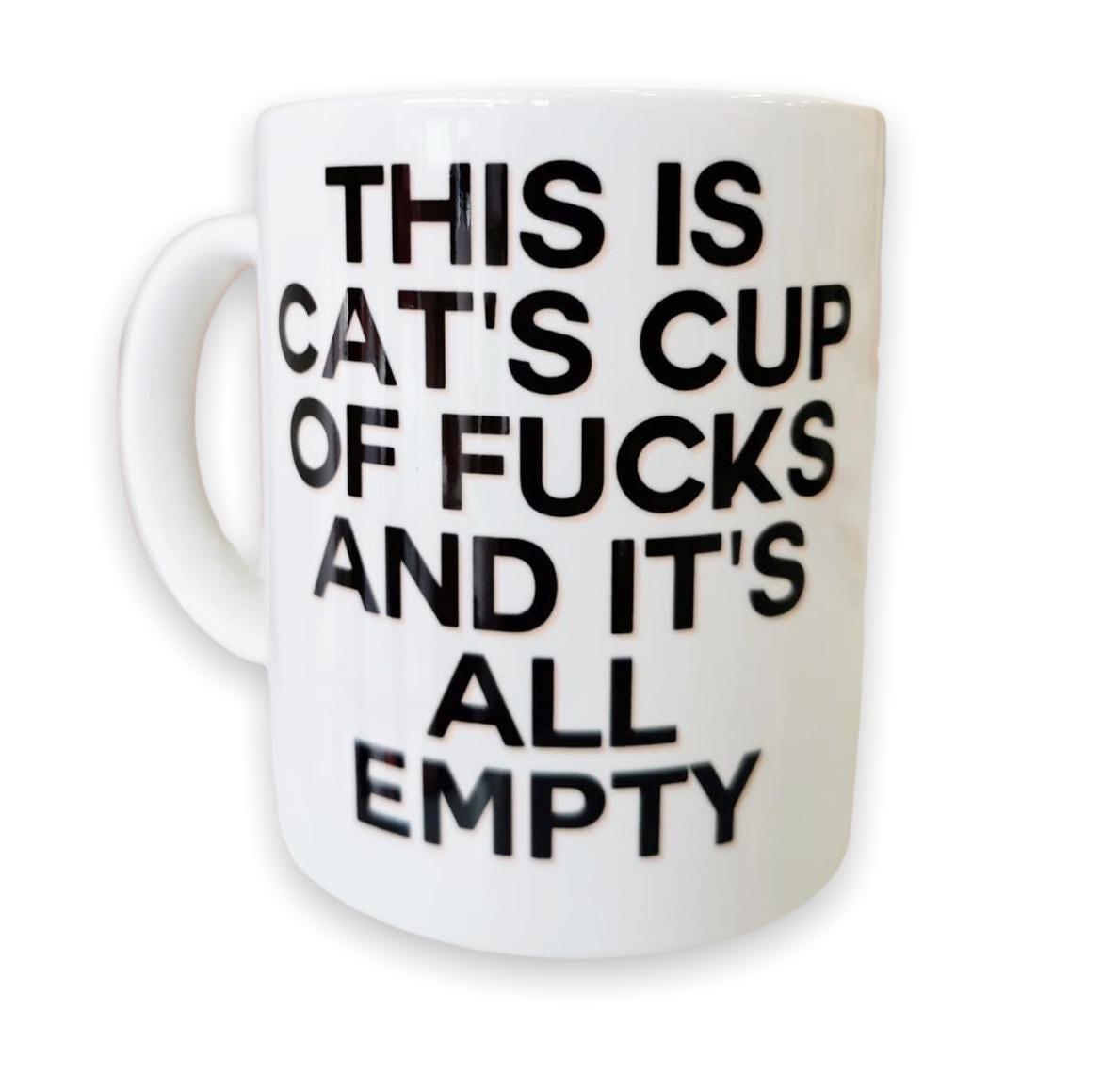 Personalised ‘Cup of F*cks’ Mug – Add Any Name! ☕😂