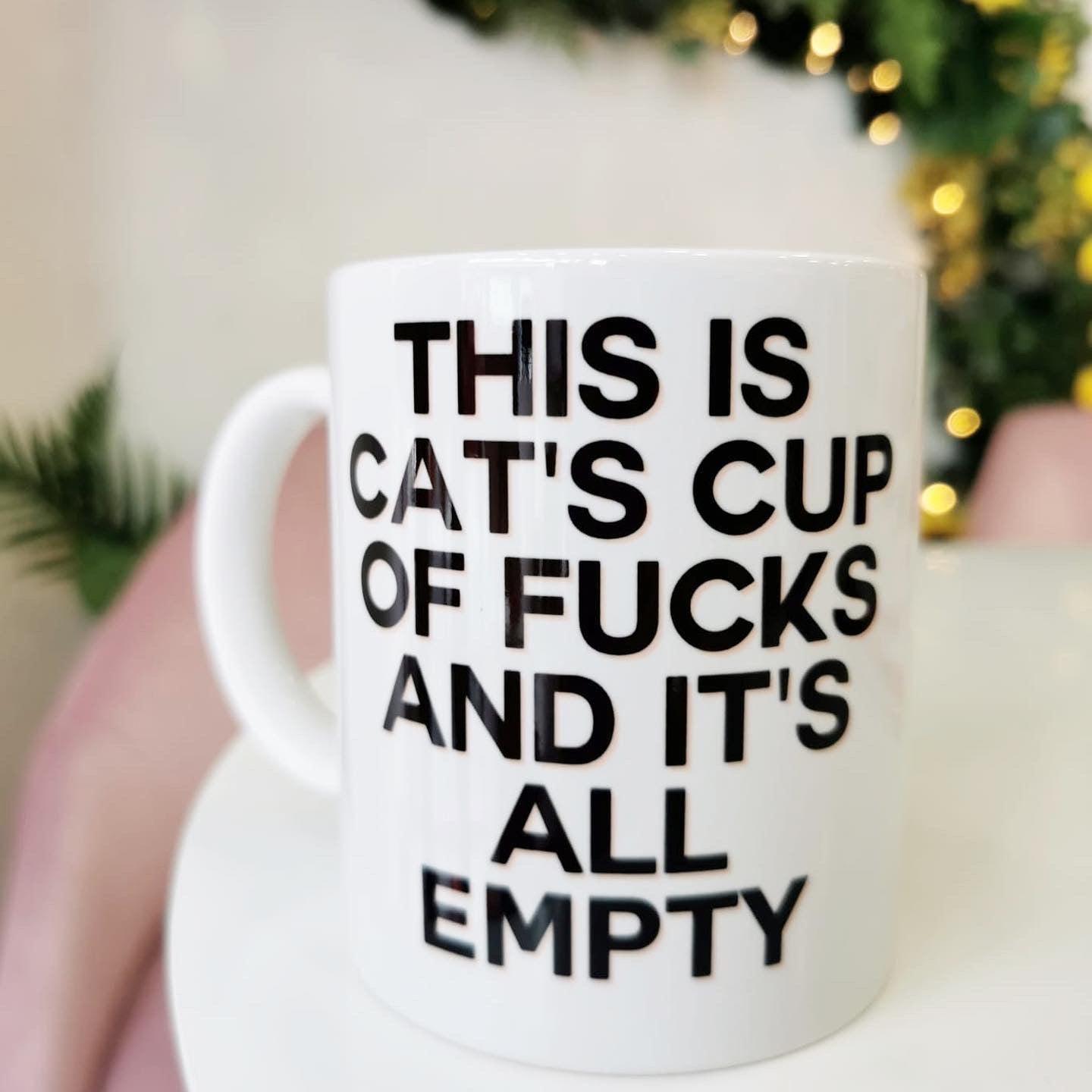 Personalised ‘Cup of F*cks’ Mug – Add Any Name! ☕😂