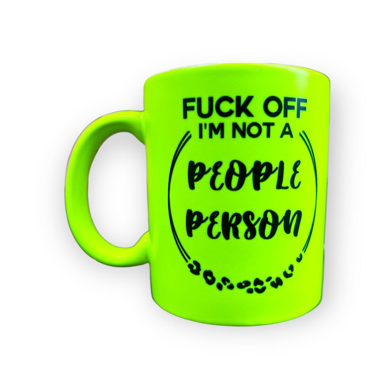Not A People Person Leopard Print Mug