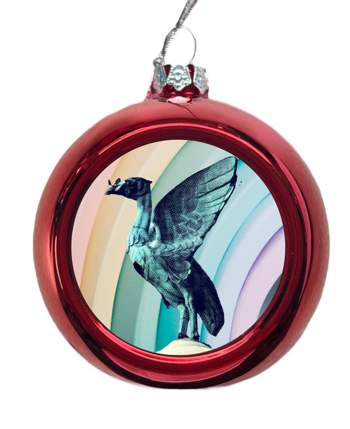 Liver Bird Christmas Tree Bauble