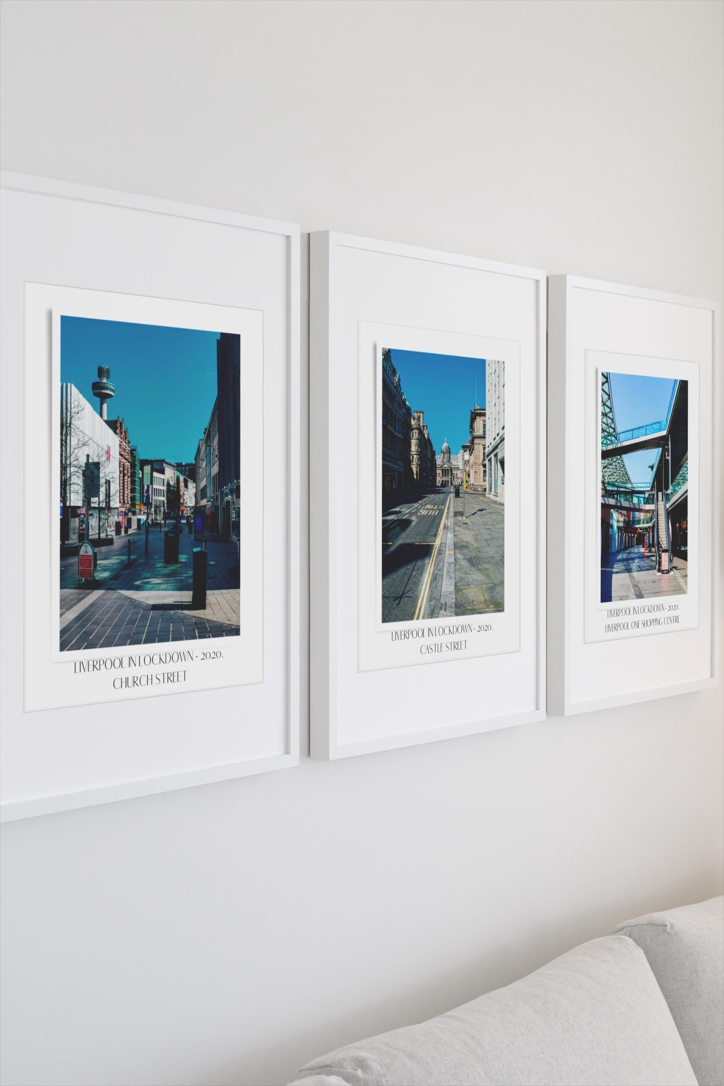 Liverpool In Lockdown Print - Castle Street