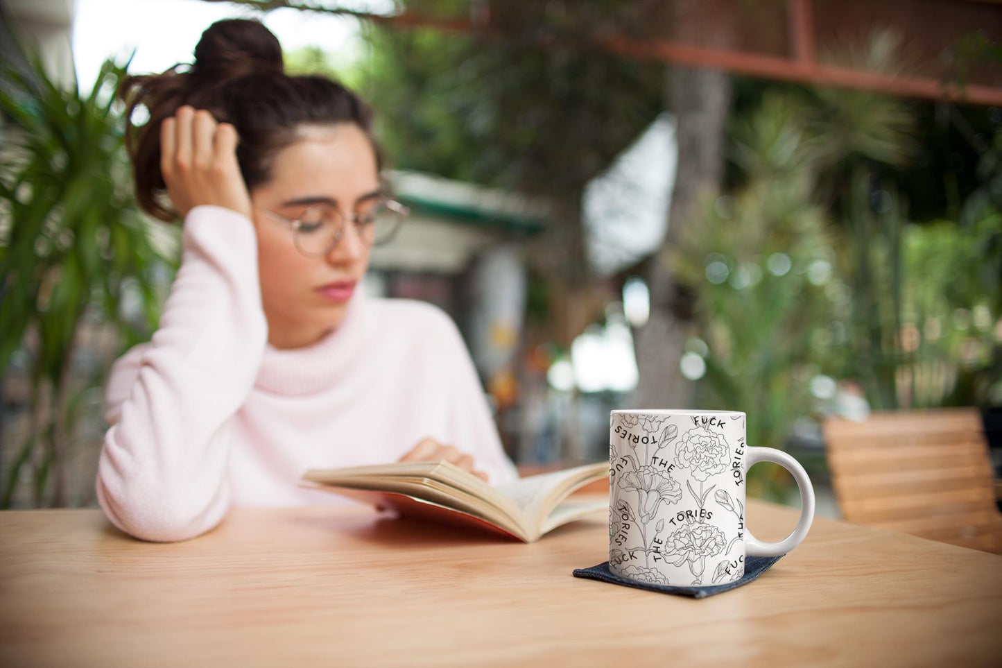 F*ck The Tories Flower Mug
