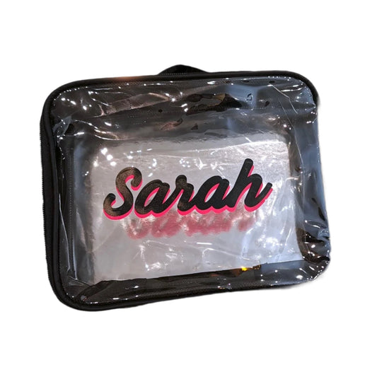 Personalised Transparent Makeup Bag