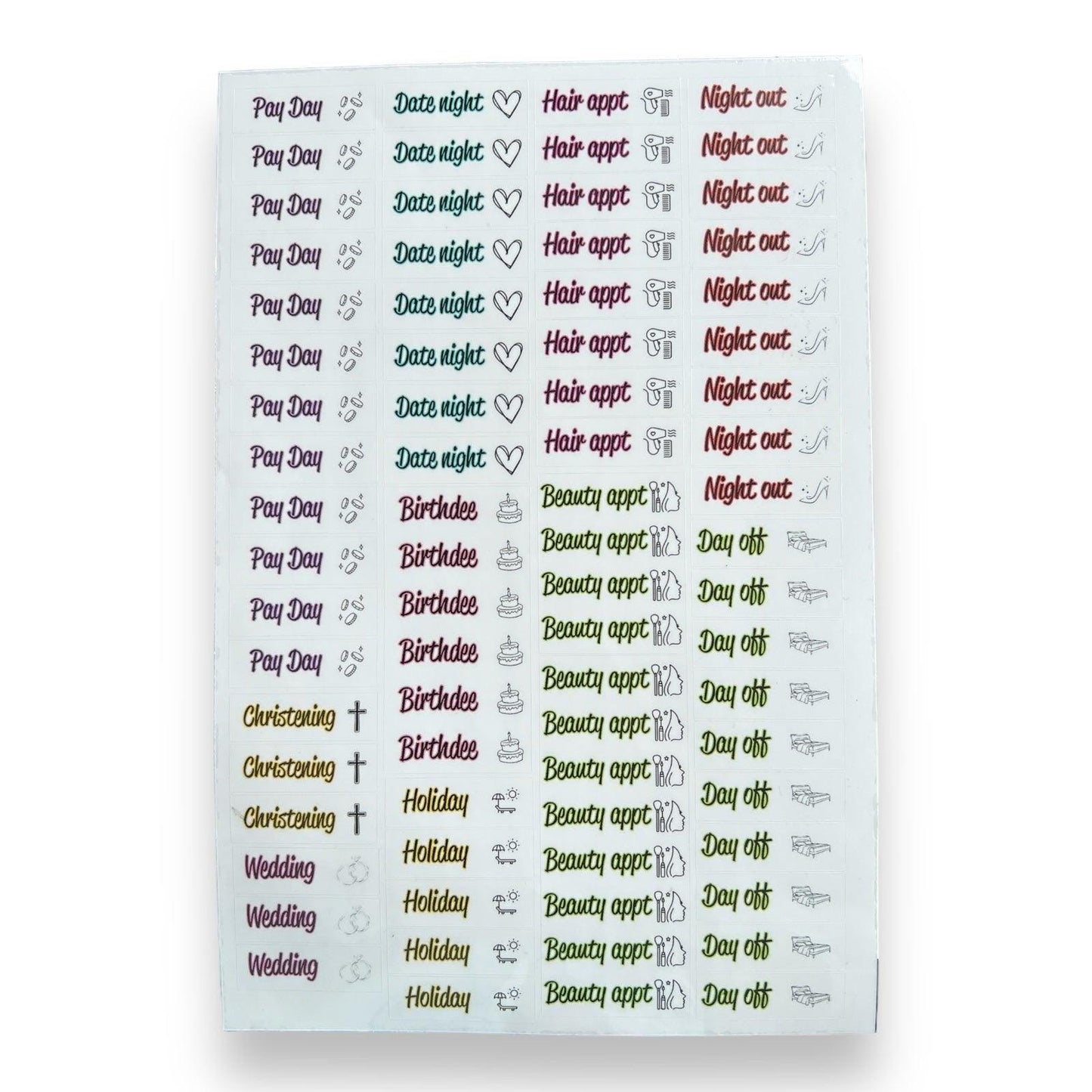 Scouse Bird Diary Sticker Sheet – Plan Your Life Like a Queen! 💖📅✨