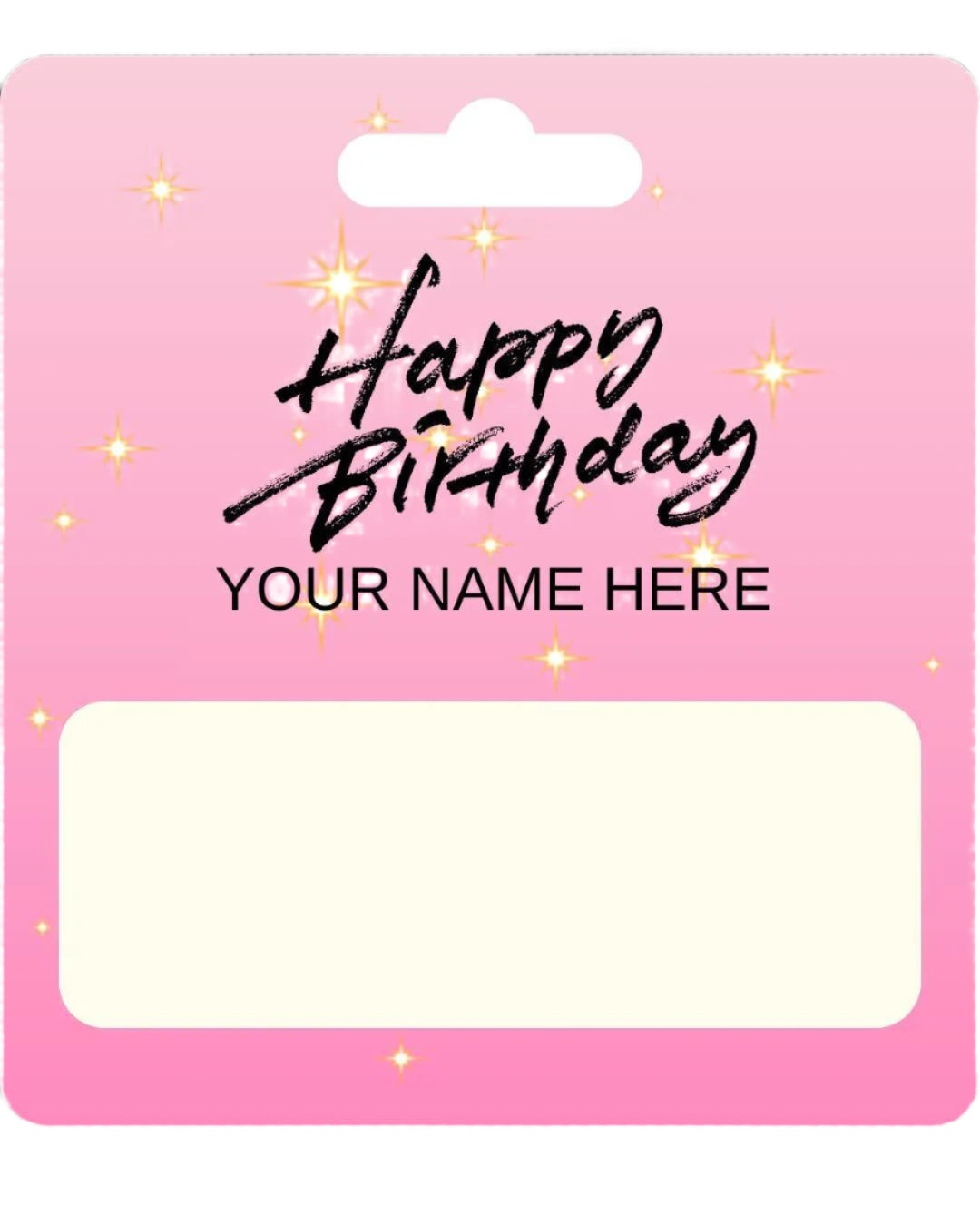 Money Gift Holder - Personalised Birthday