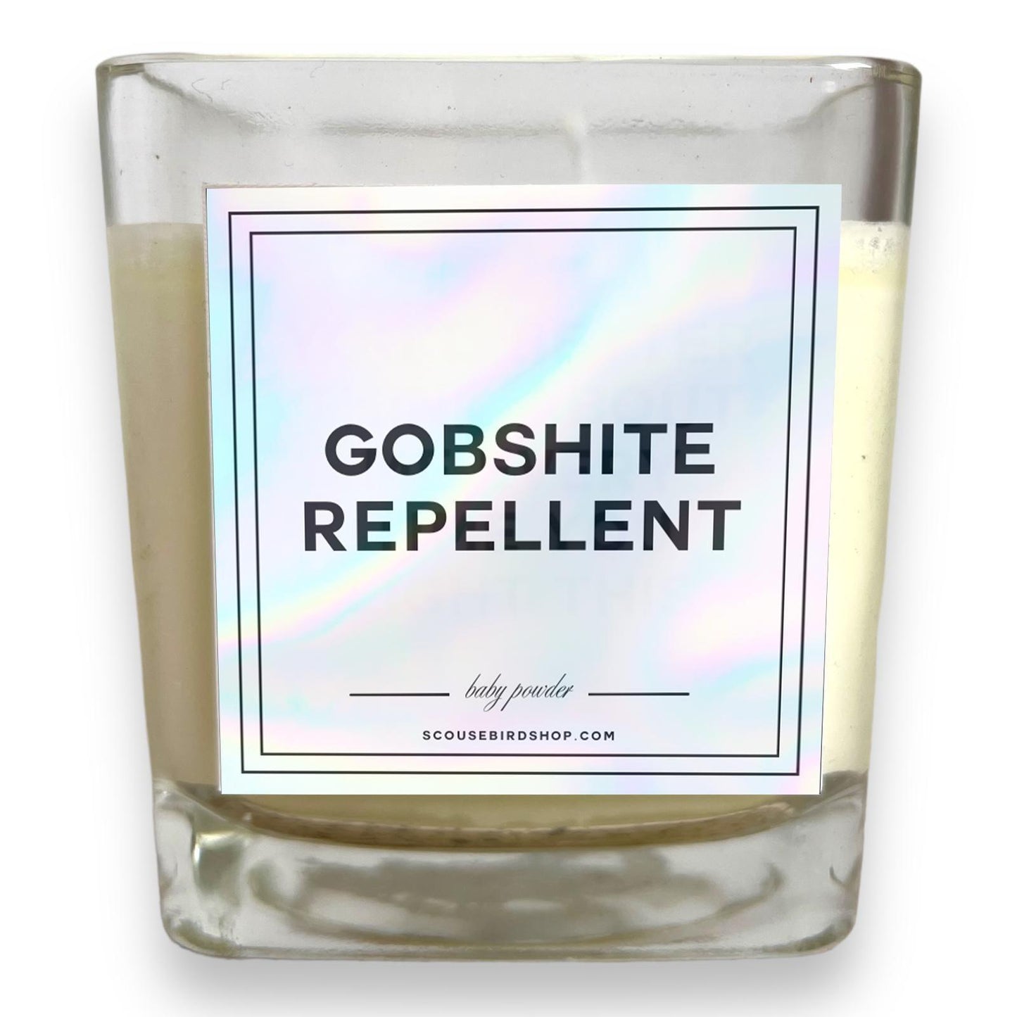 Scented Soy Candle - Gobshite Repellent