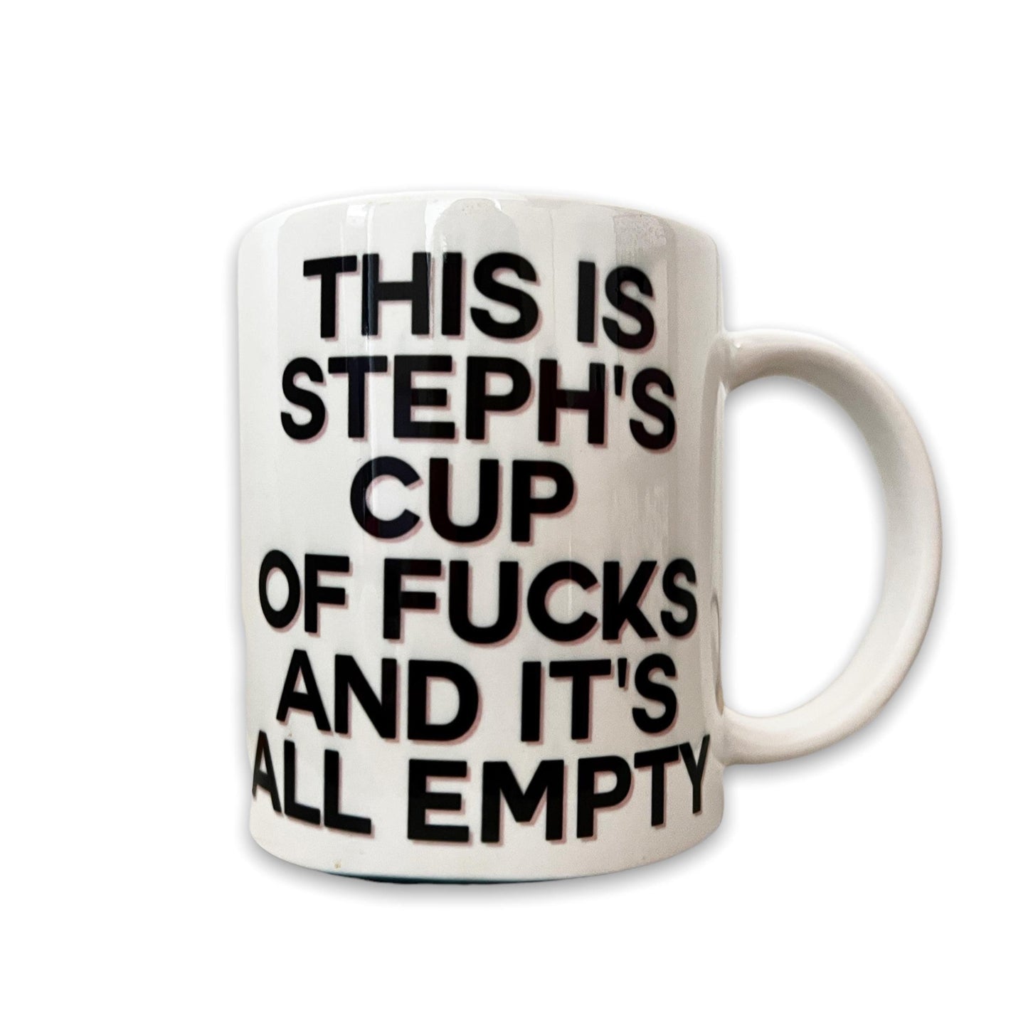 Personalised ‘Cup of F*cks’ Mug – Add Any Name! ☕😂