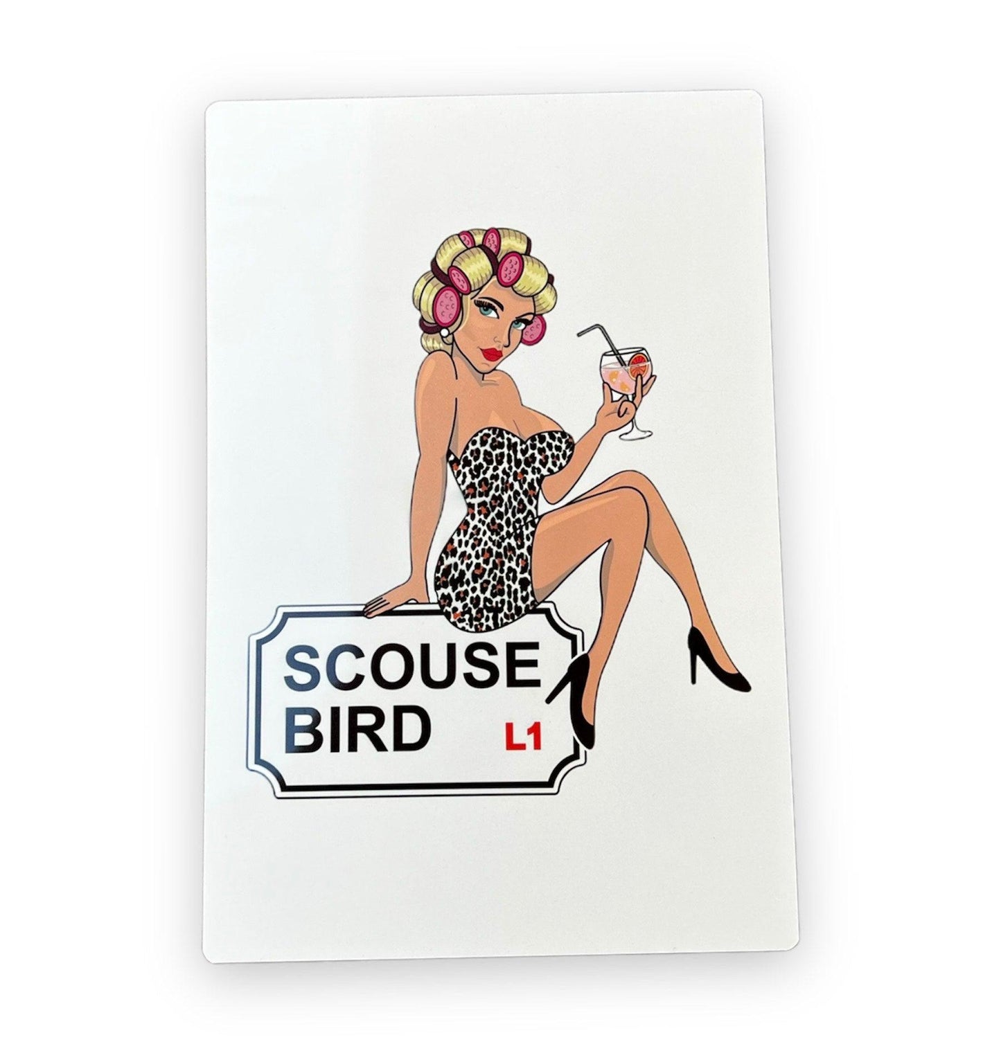 Scouse Bird Logo Aluminium Sign