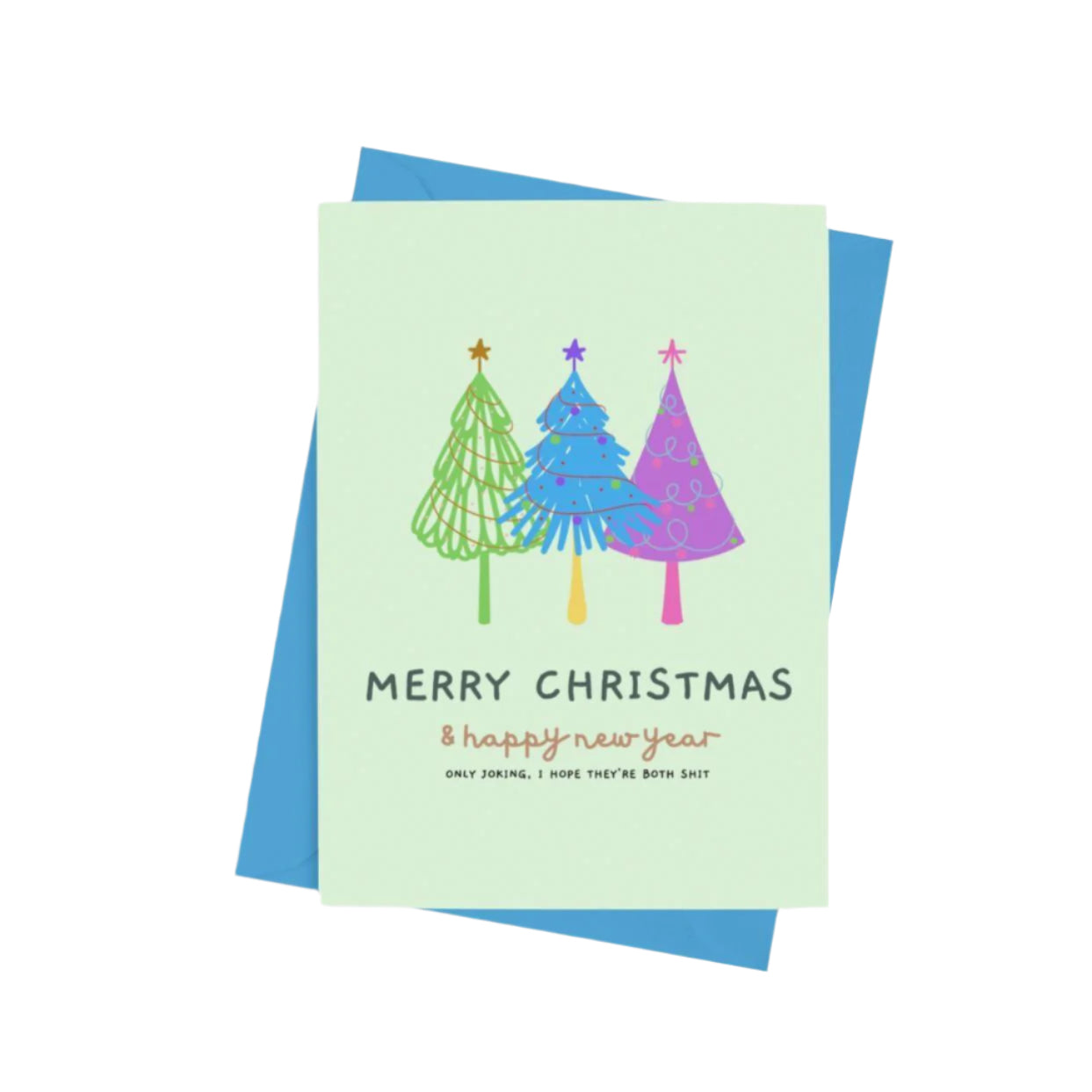 Merry Christmas and Happy New Year Christmas Card